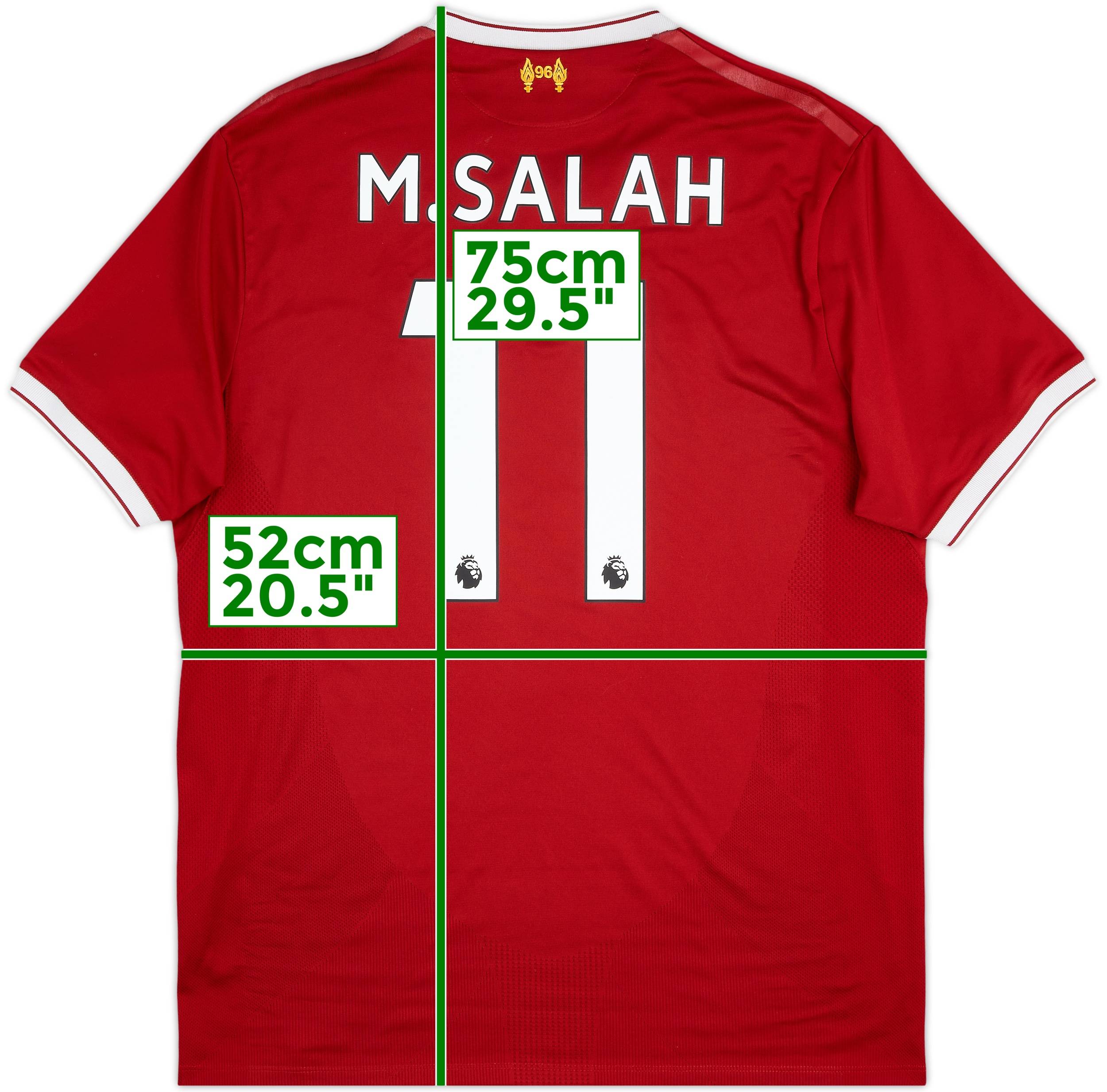 2017-18 Liverpool 125 Years Home Shirt M.Salah #11 - 5/10 - (L)