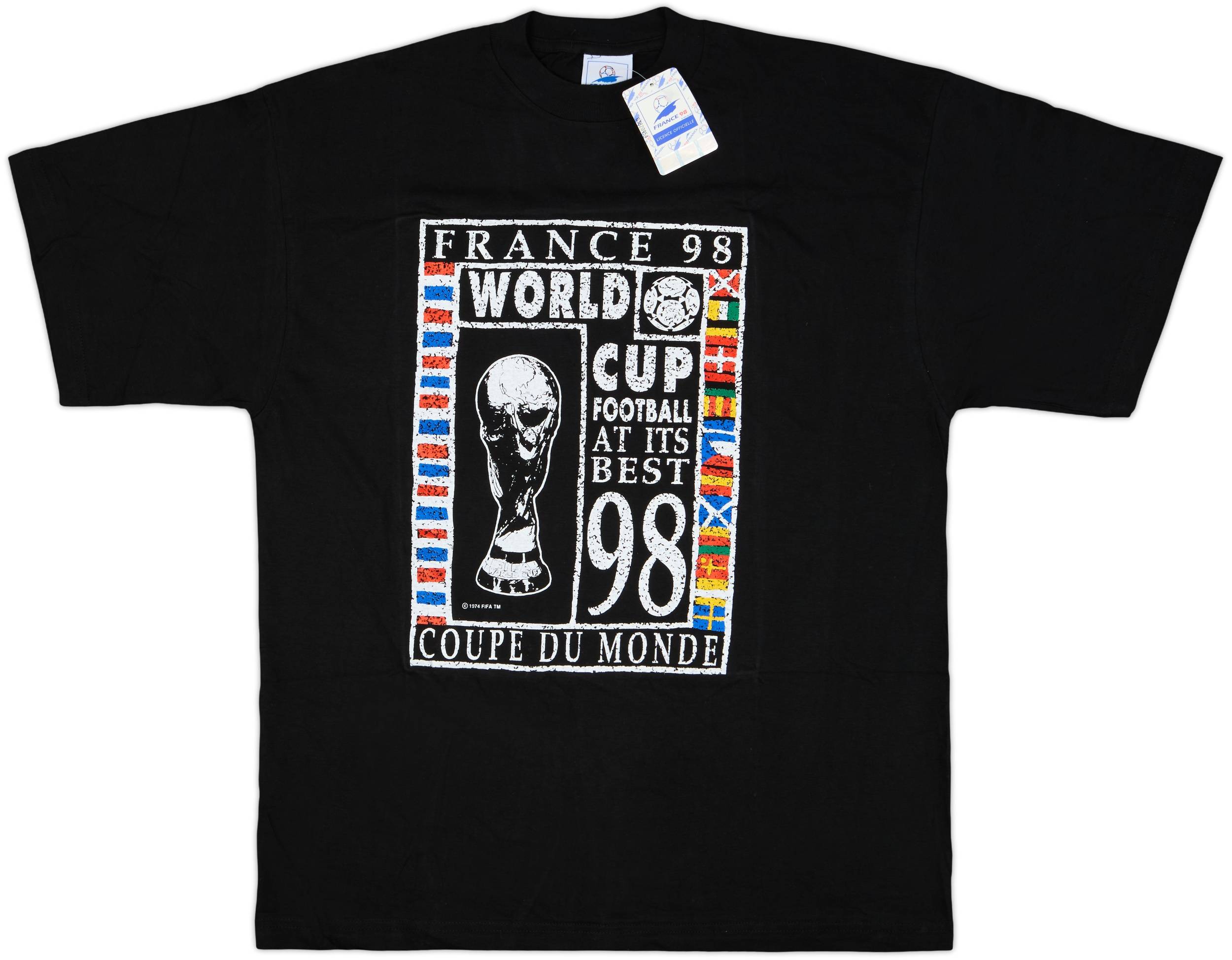 1998 France 98 Coupe Du Monde Graphic Tee (L)