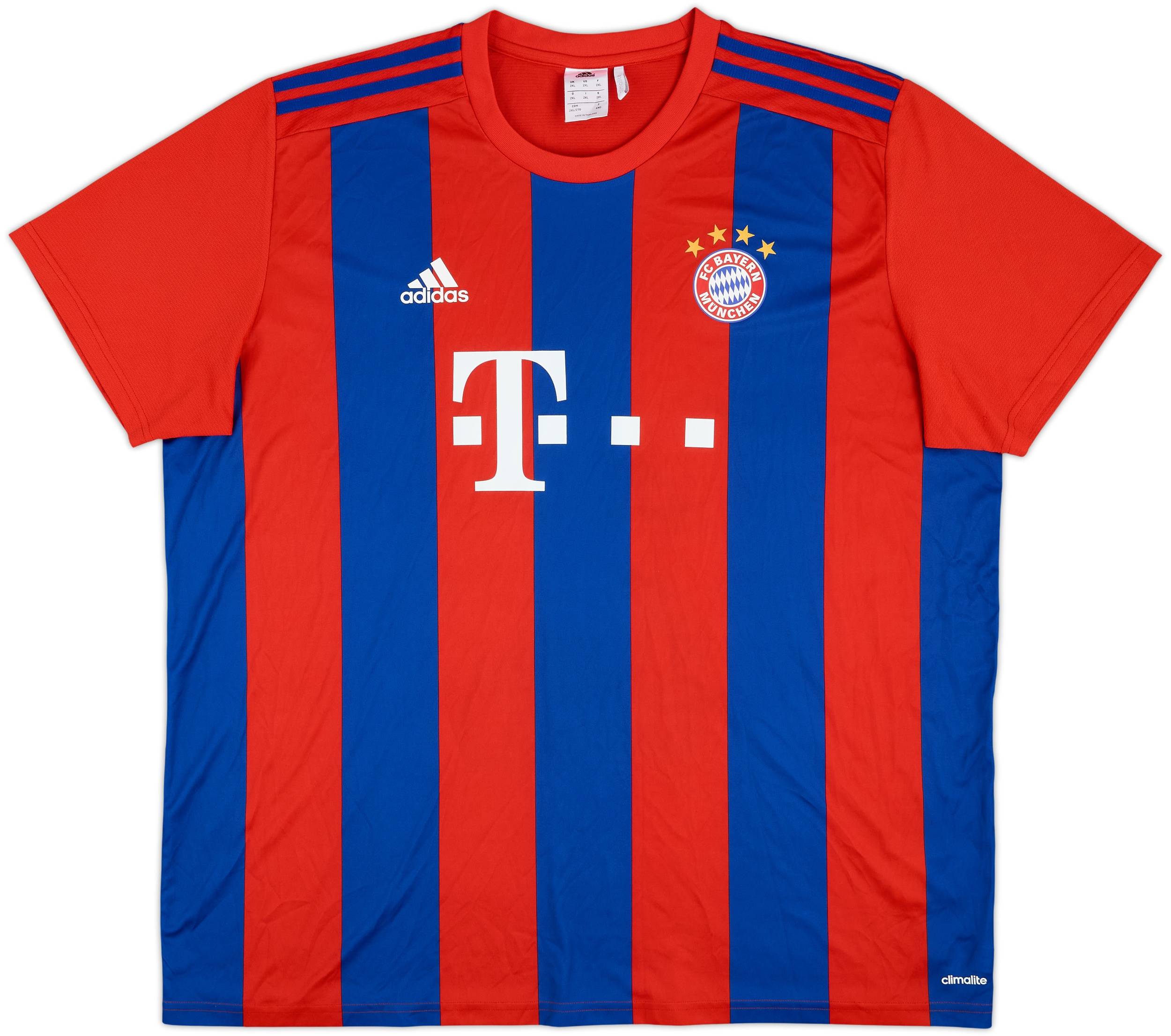 2014-15 Bayern Munich Basic Home Shirt - 10/10 - (XXL)