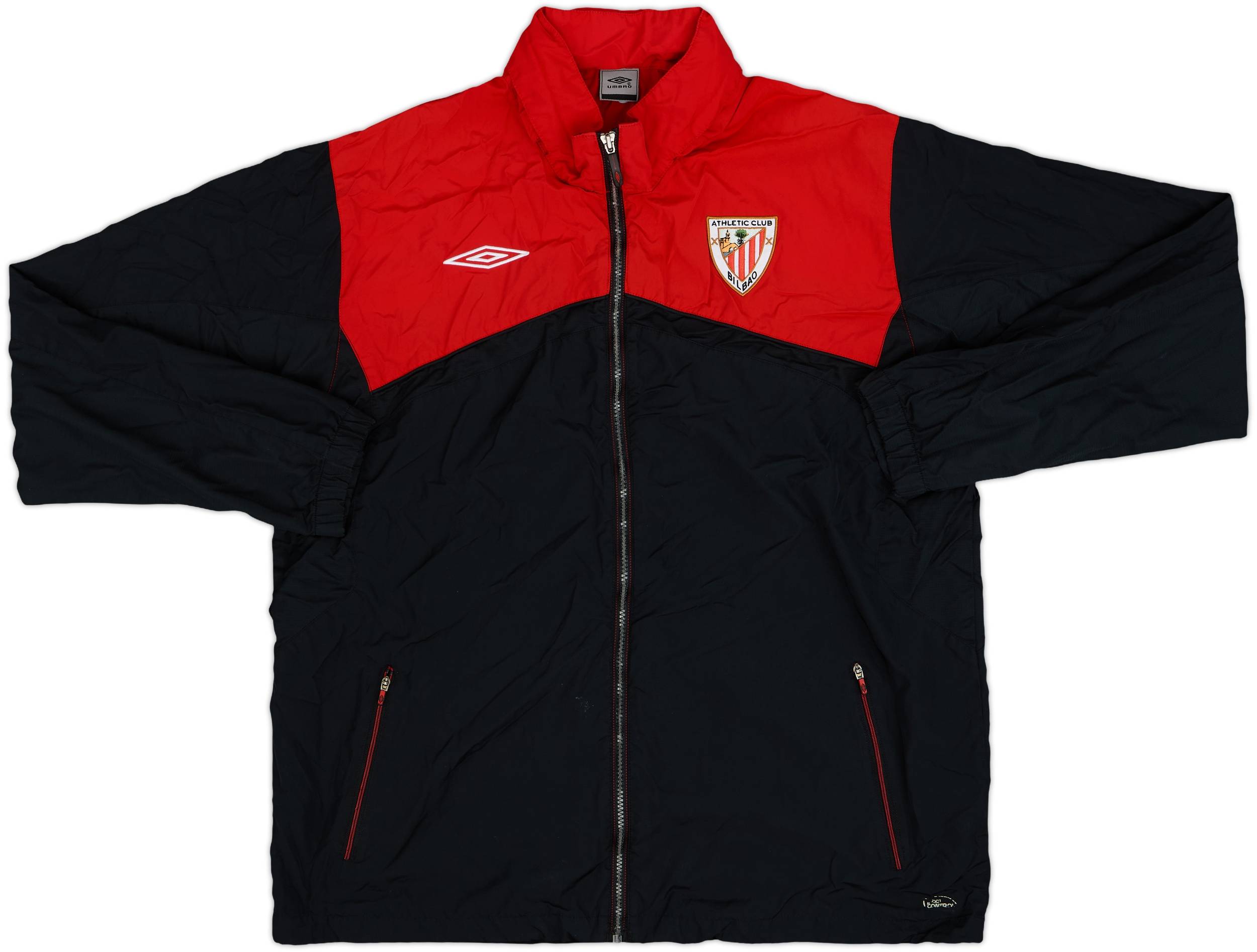 2009-10 Athletic Bilbao Umbro Hooded Track Jacket - 7/10 - (XL)