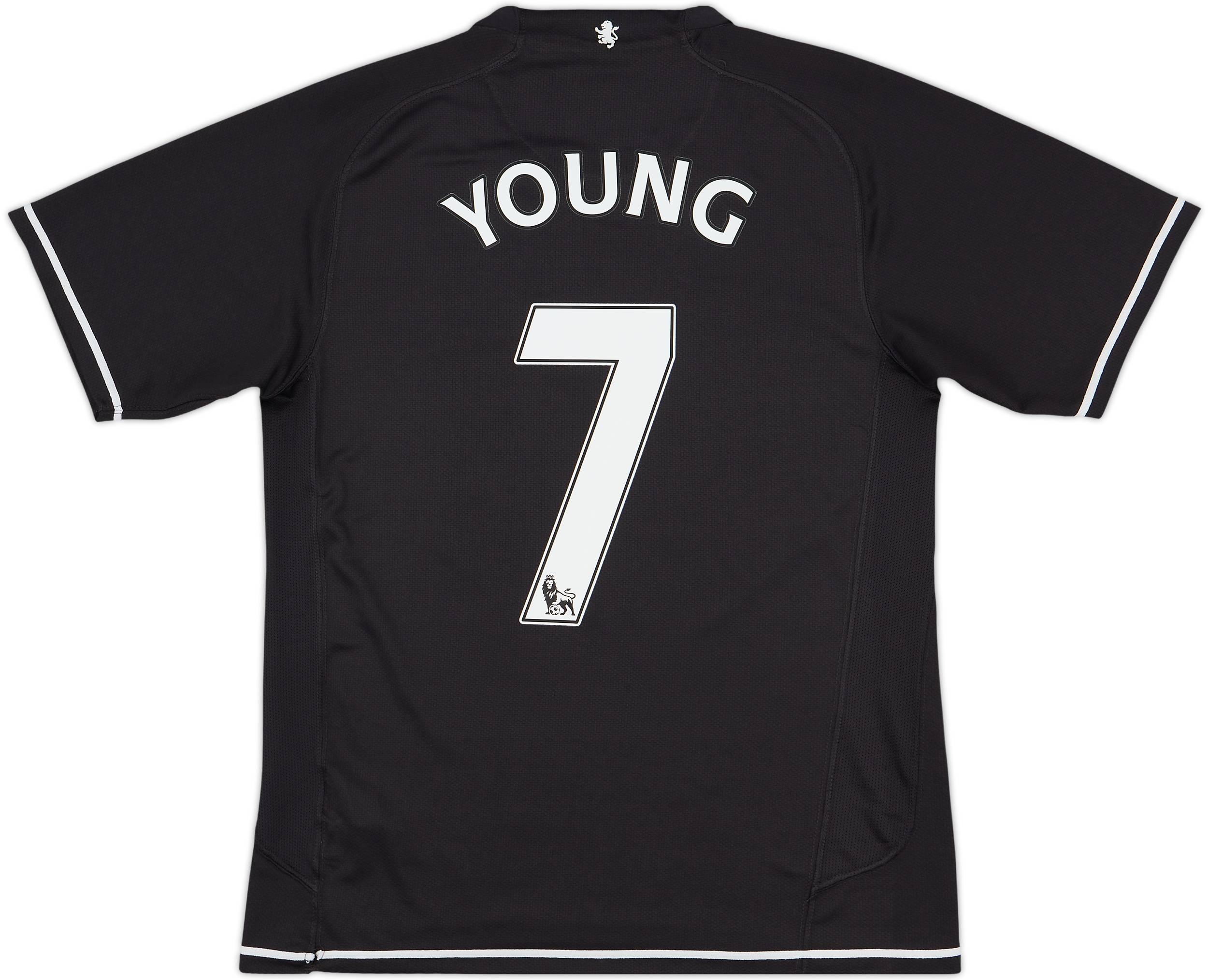 2007-08 Aston Villa Third Shirt Young #7 - 6/10 - (S)