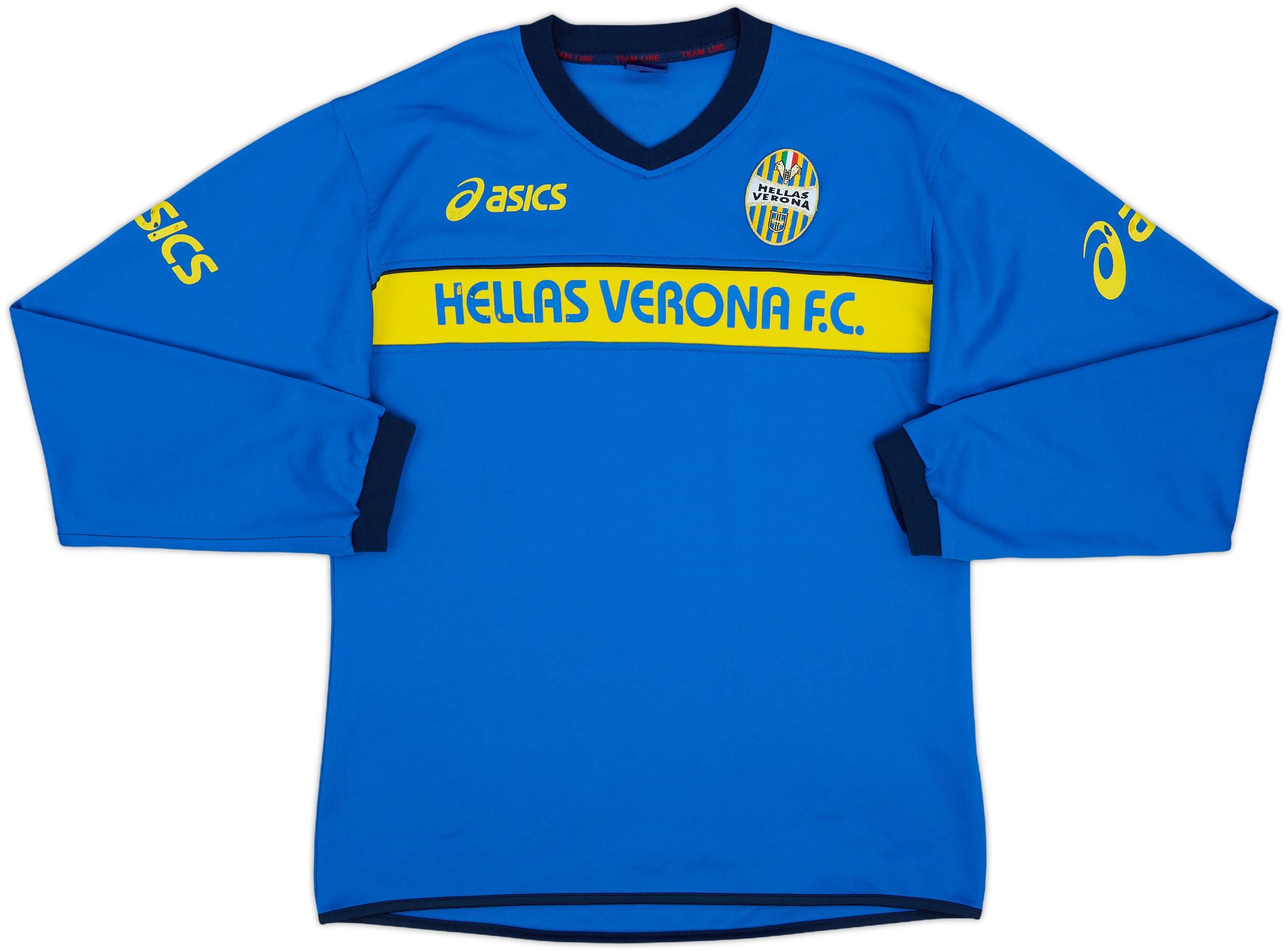 2007-08 Hellas Verona Asics Sweat Top - 6/10 - (L)