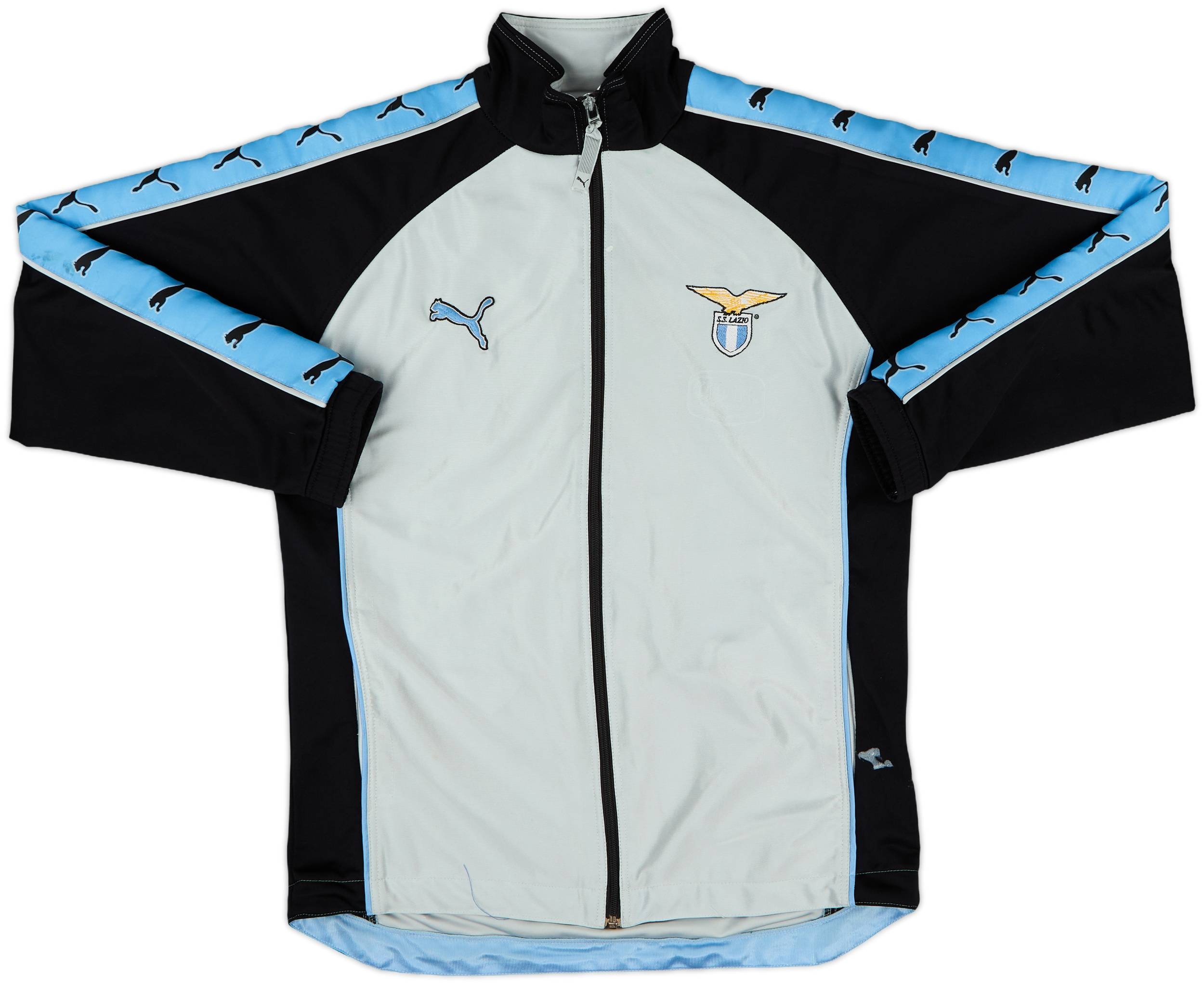 S.S. Lazio Puma ジャージ Lサイズ ネイビー 美品 puma セリエA LAZIO ラツィオ ジャージ 上下 セットアップ