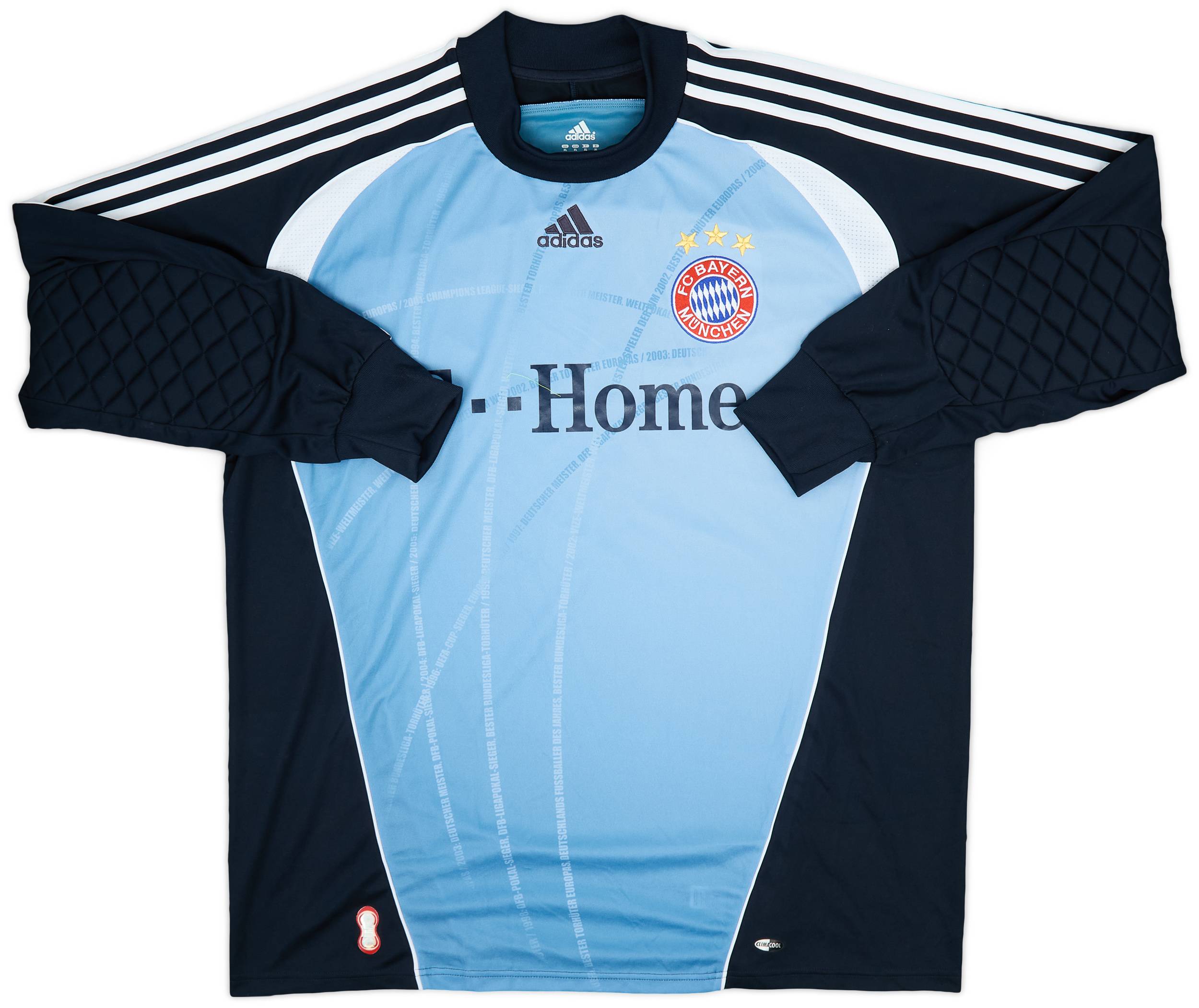 2007-08 Bayern Munich Signed GK Shirt Kahn #1