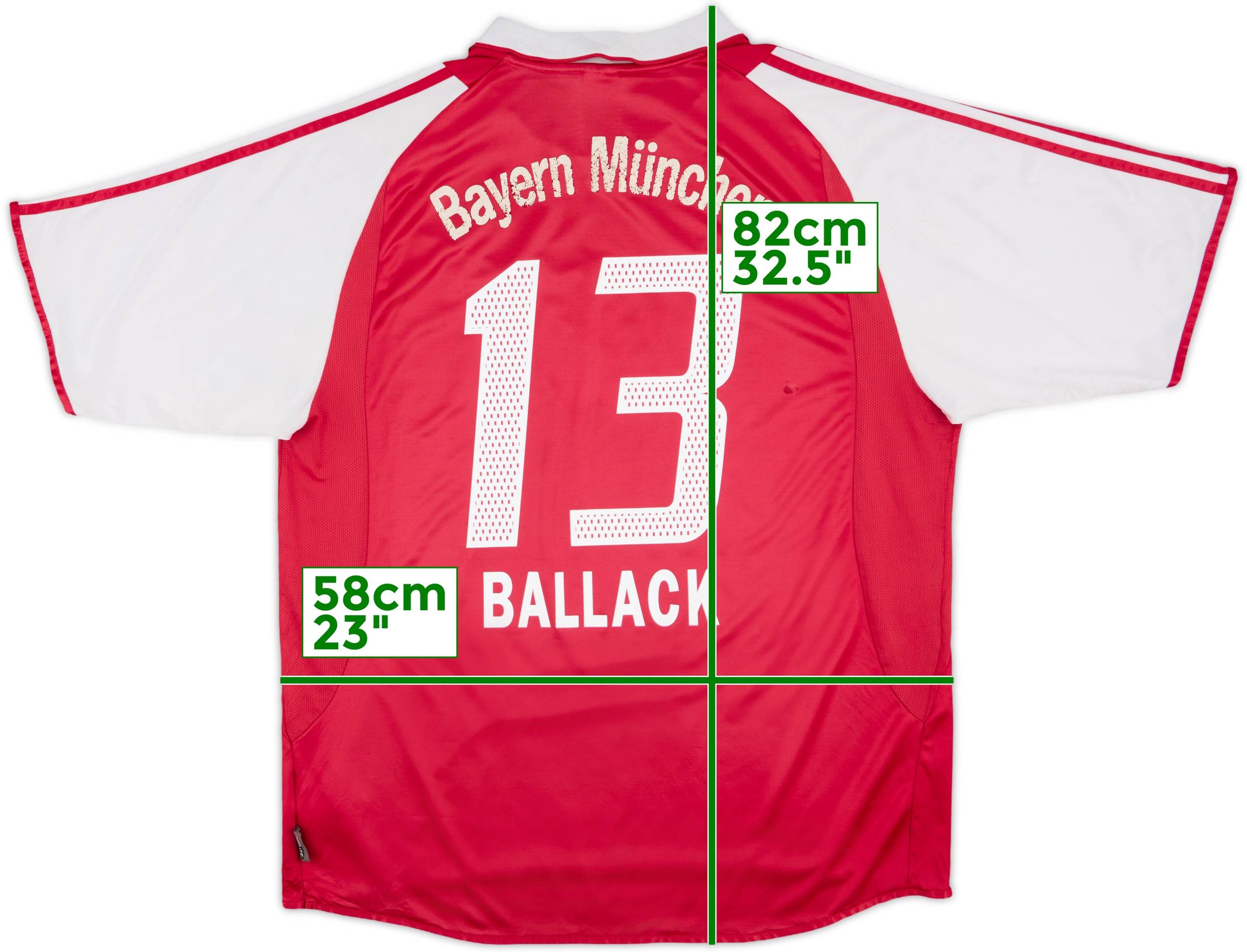 2003-04 Bayern Munich Home Shirt Ballack #13 - 4/10 - (XL)