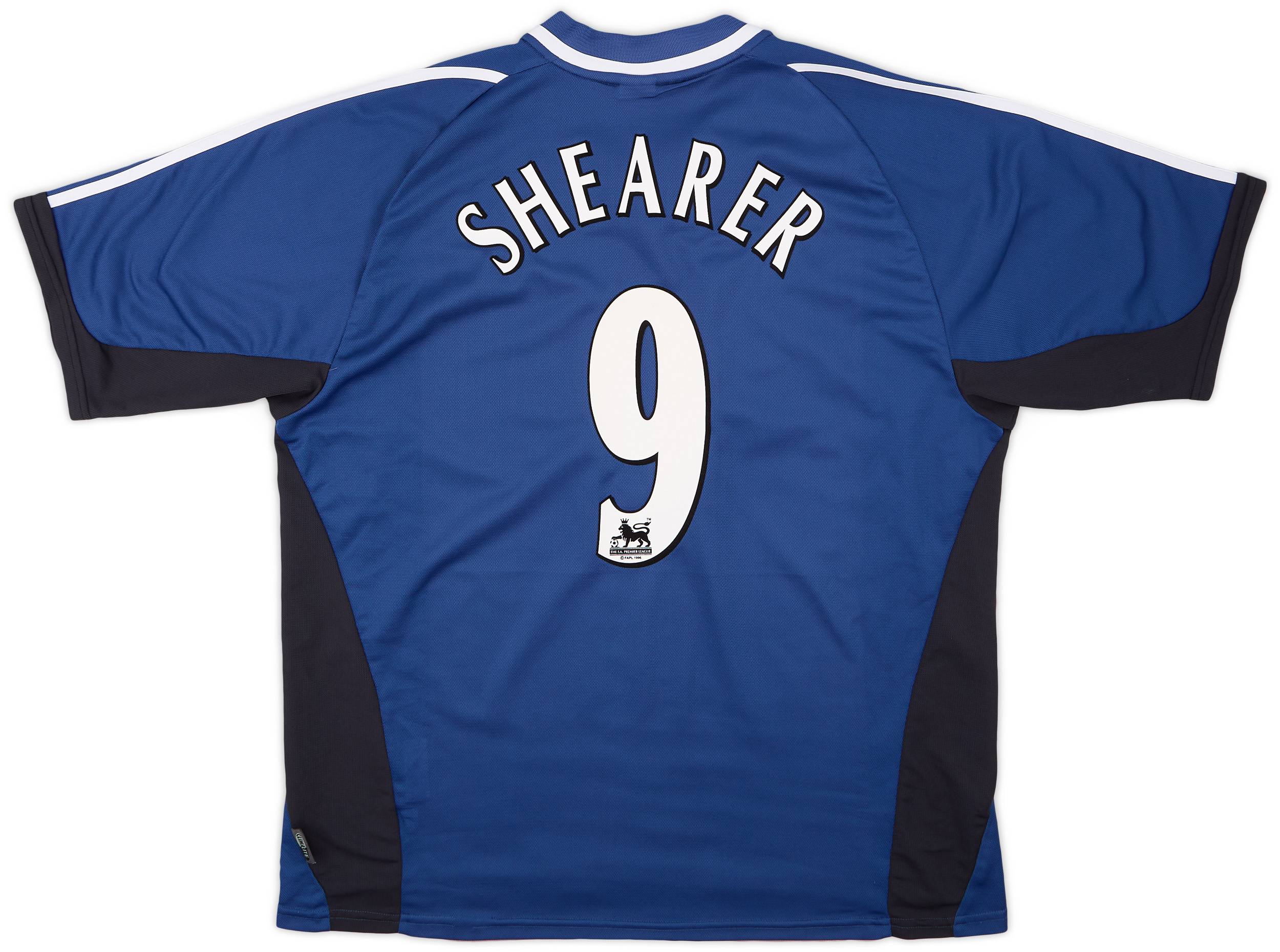 2001-02 Newcastle Away Shirt Shearer #9 - 9/10 - (XXL)