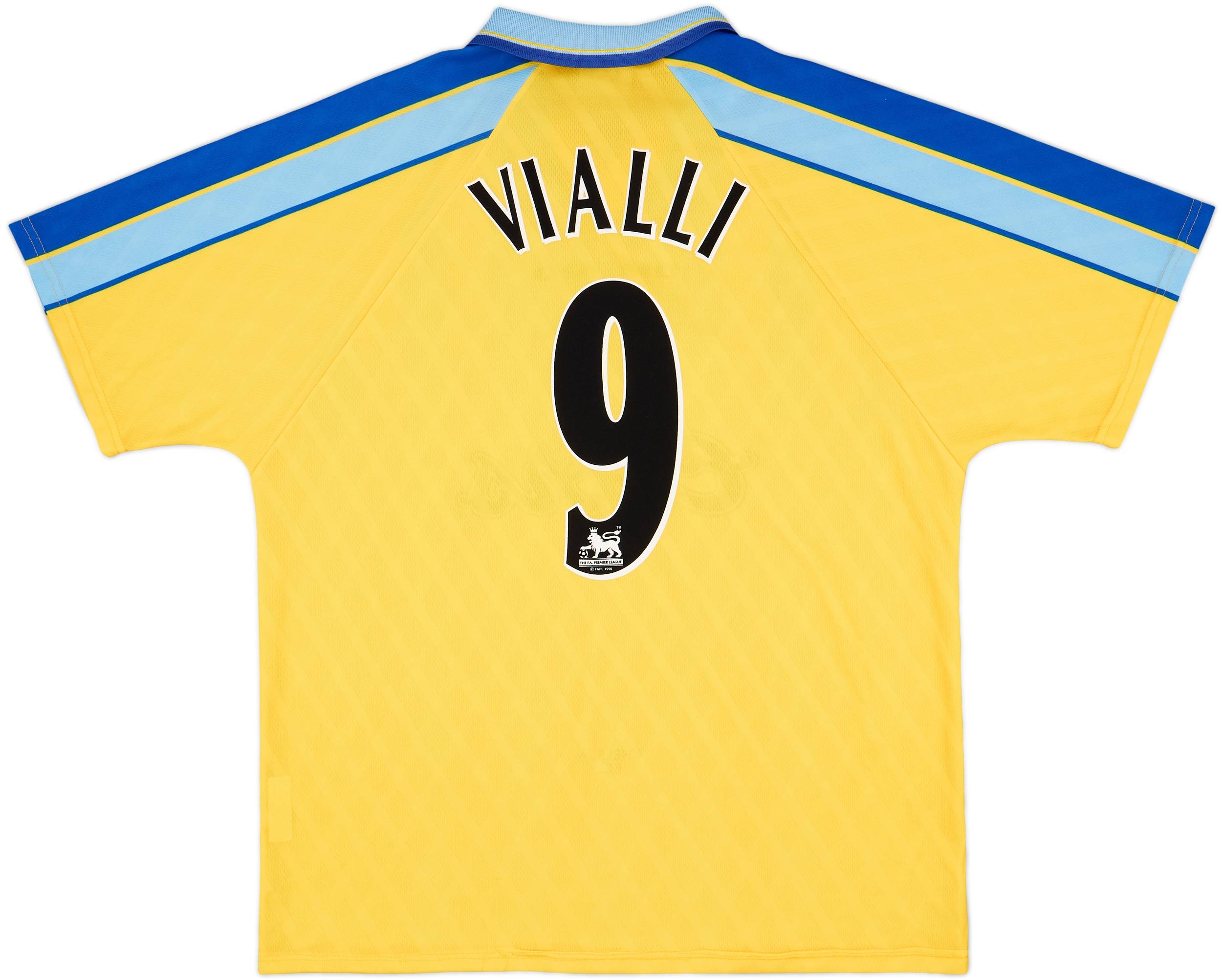 1996-97 Chelsea Away Shirt Vialli #9 - 7/10 - (XL)
