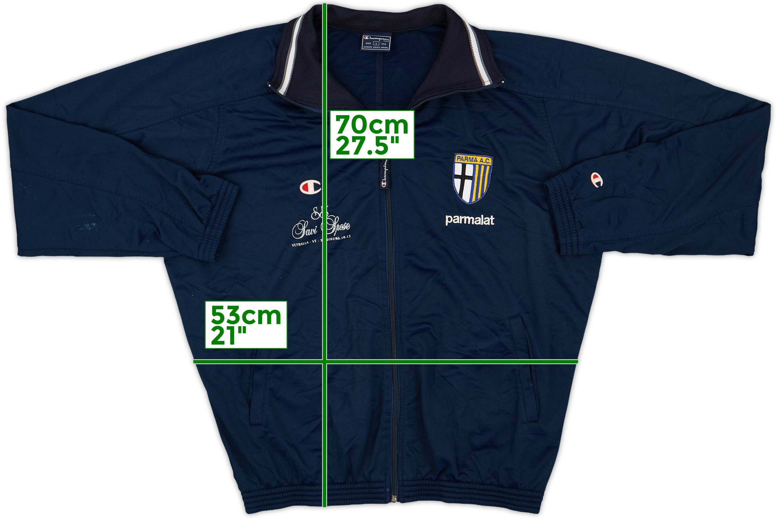 ウェア 90S VINTAGE PARMA champion track jacket Vintage 90's Champion Parma Football Jacket Soccer Track Top