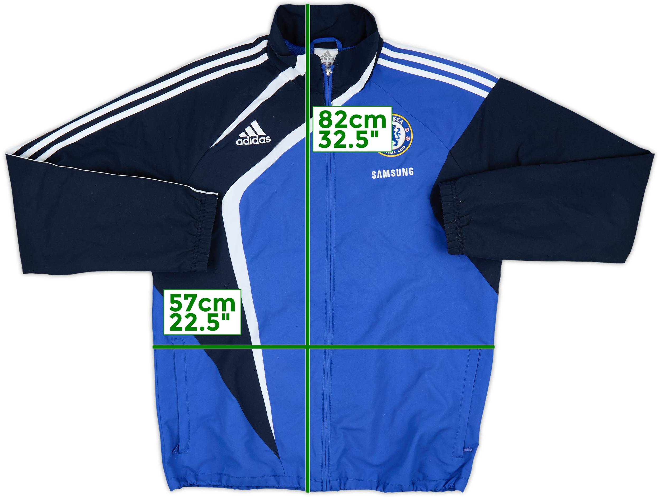 2009-10 Chelsea adidas Track Jacket - 8/10 - (L)