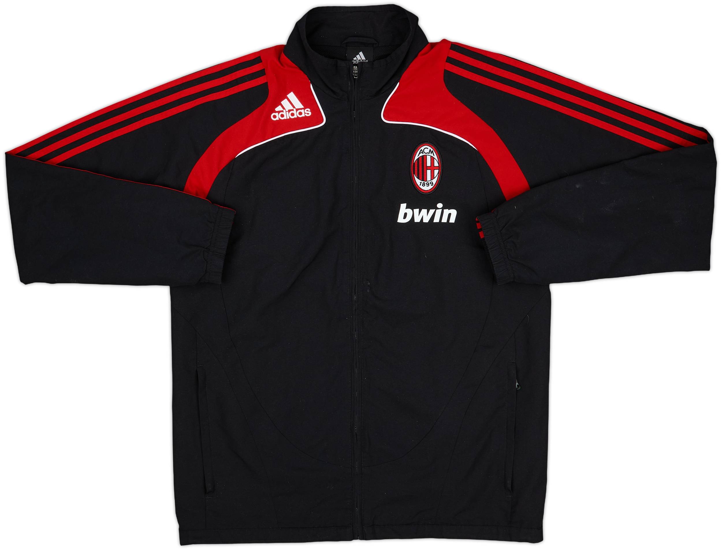 2008-09 AC Milan adidas Track Jacket - 8/10 - (M)