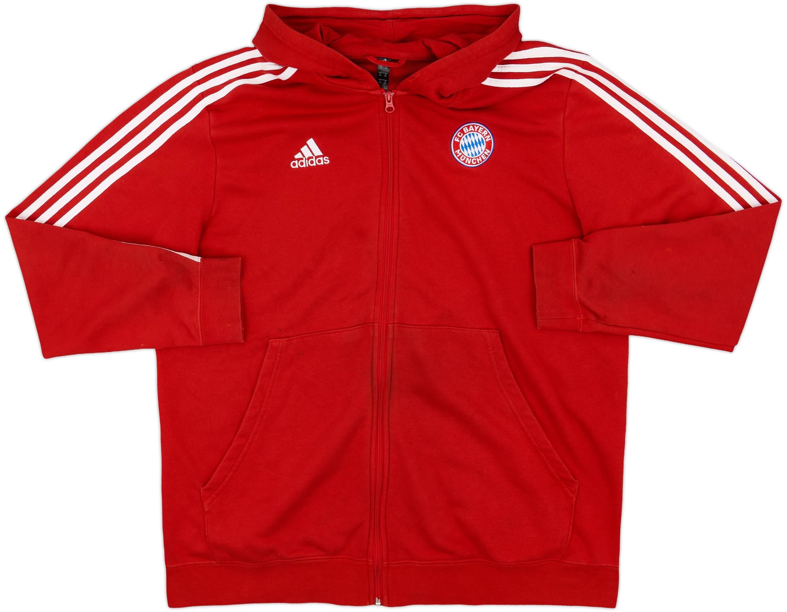 adidas FC Bayern München ジャージ XXO 2021-22 Bayern Munich adidas Hooded Track Jacket - 7/10 - (XXL)