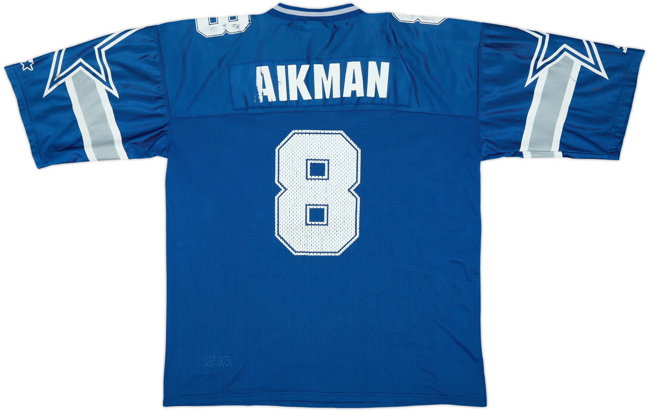 1996-98 Dallas Cowboys Aikman #8 Starter Home Jersey - 5/10 - (XL)