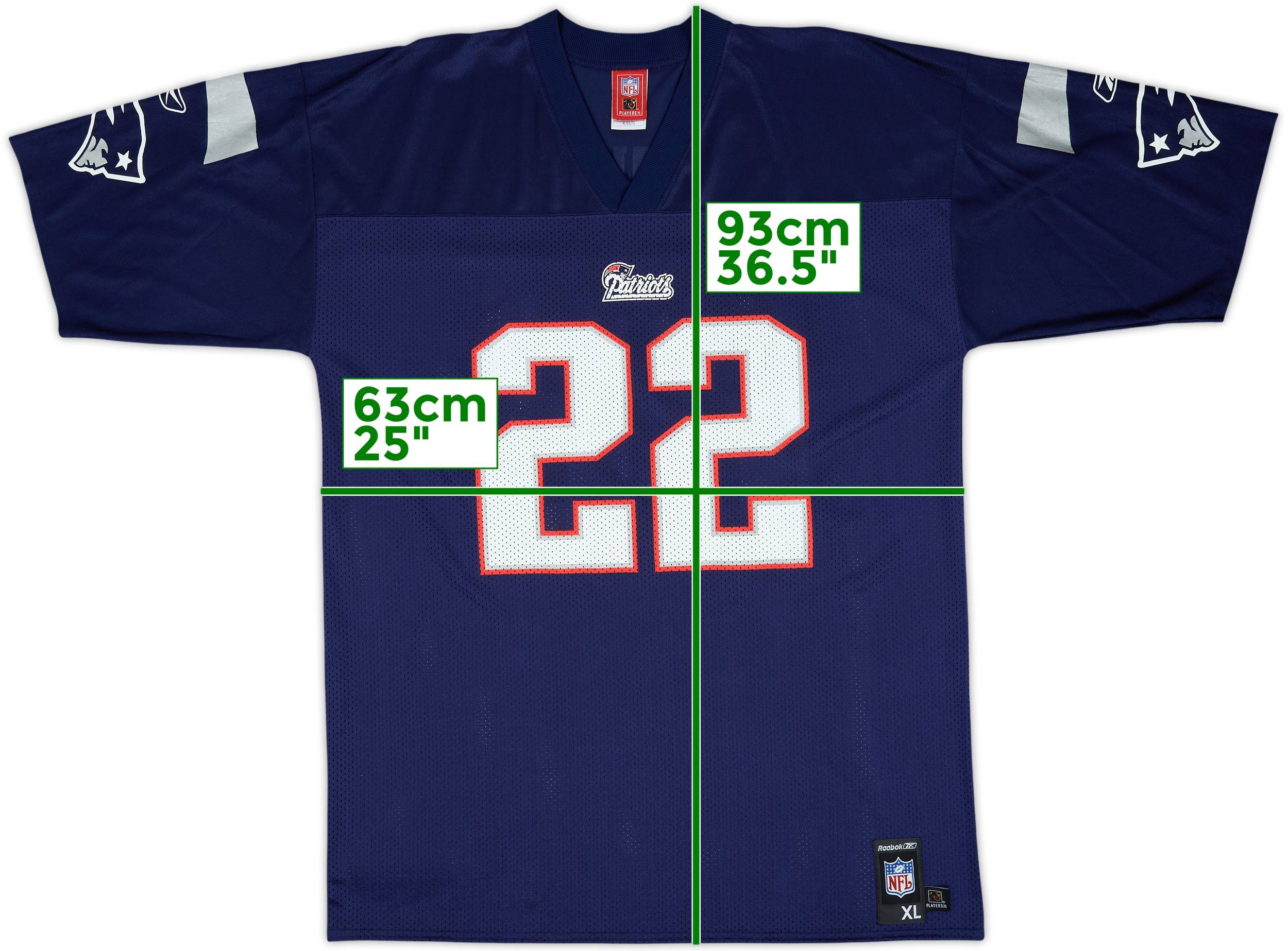 2005-06 New England Patriots Samuel #22 Reebok Replica Home Jersey