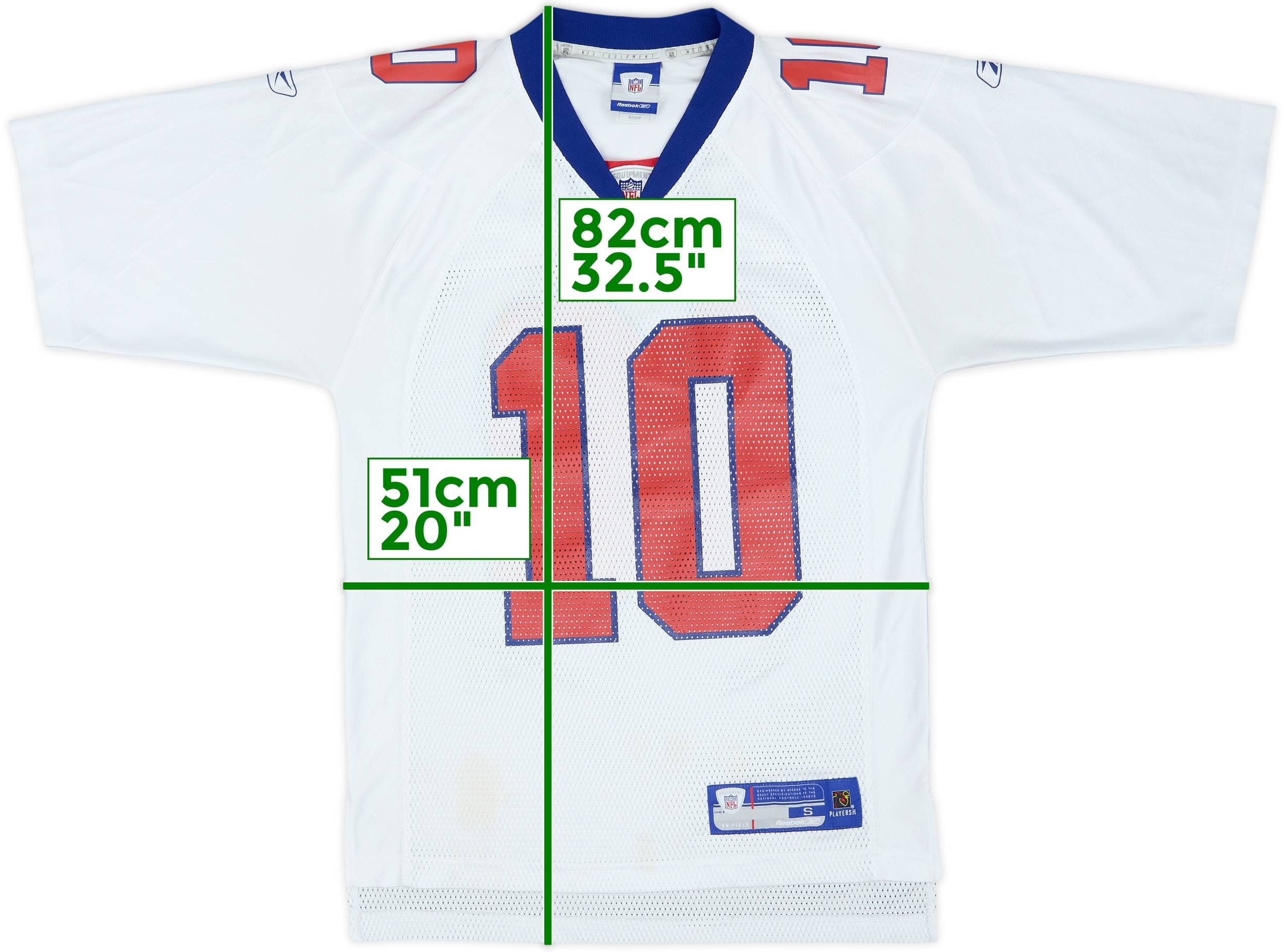 2004 New York Giants Manning #10 Reebok On Field Away Jersey - 7