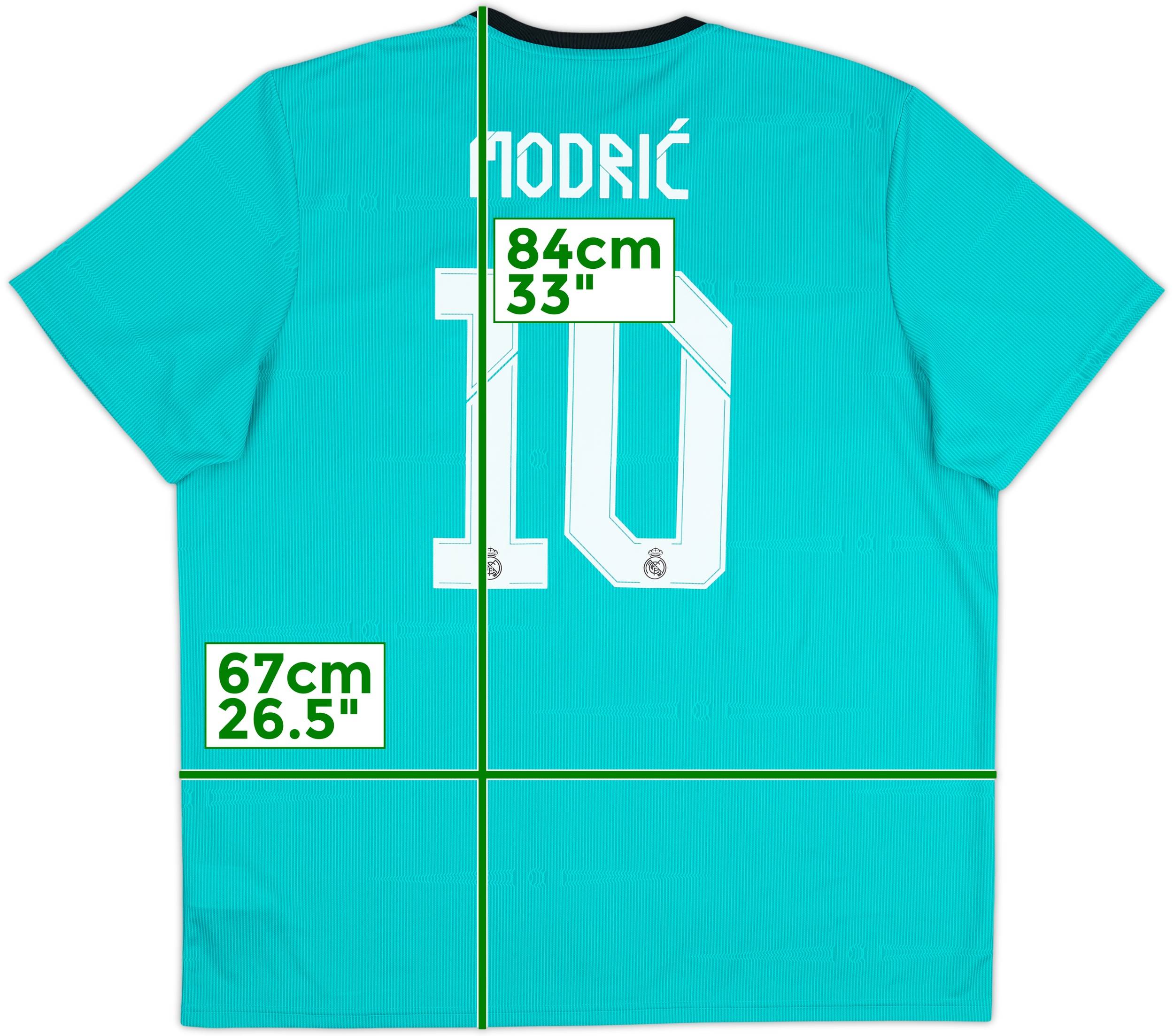 2021-22 Real Madrid Third Shirt Modric #10 - 10/10 - (XXL)