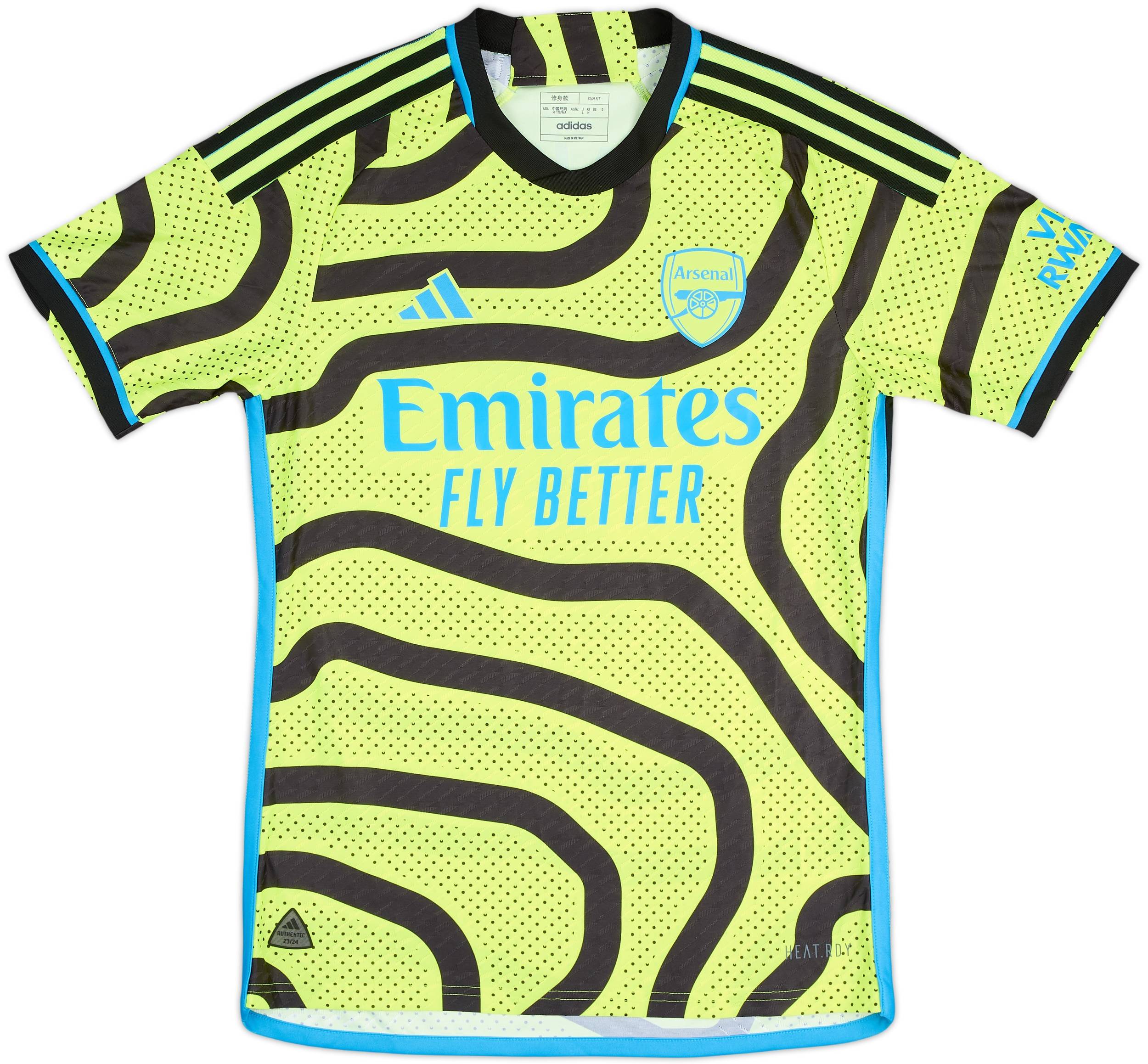 2023-24 Arsenal Authentic Away Shirt Saka #7 - 10/10 - (M)
