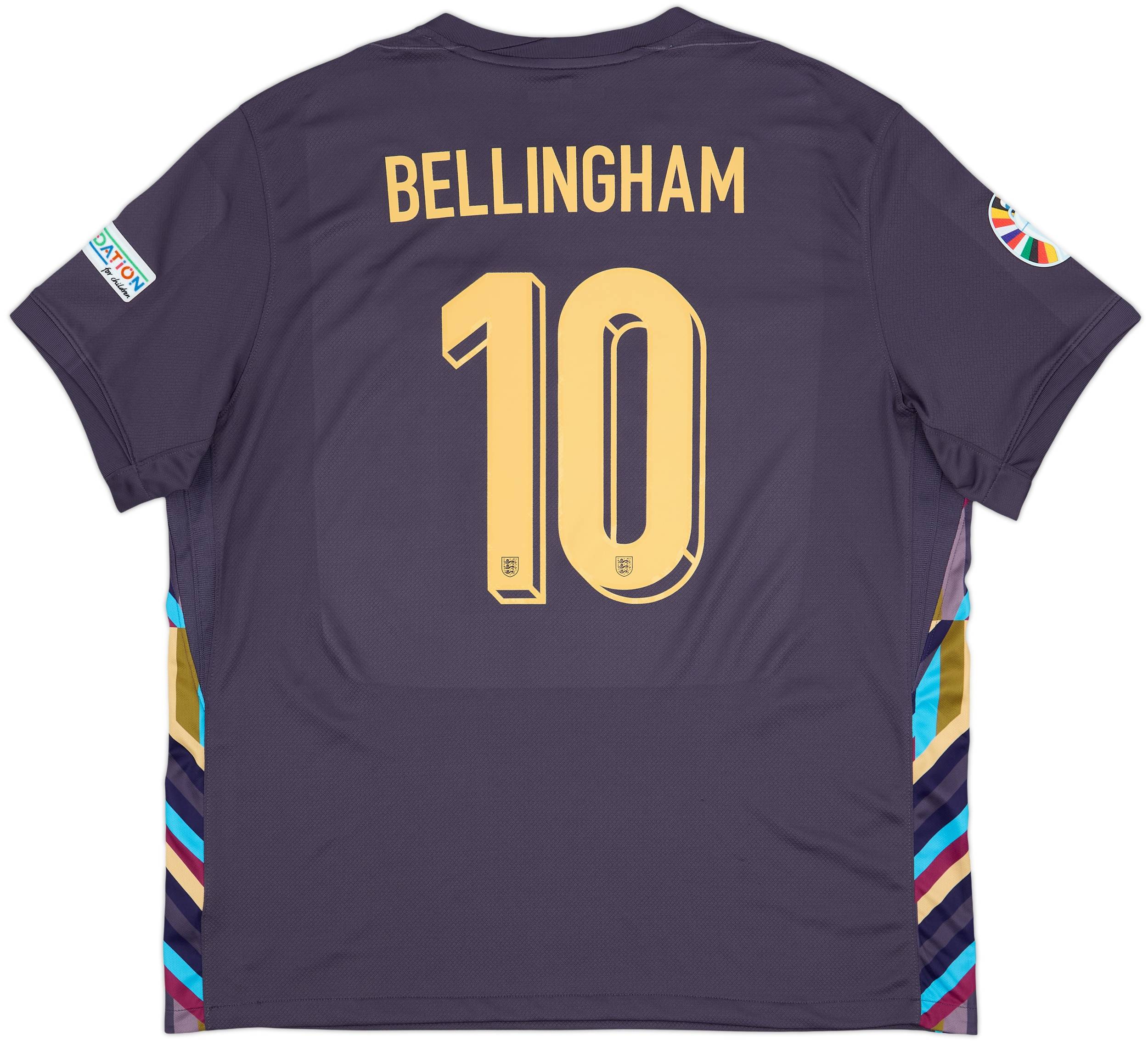 2024-26 England Away Shirt Bellingham #10 - 7/10 - (XXL)