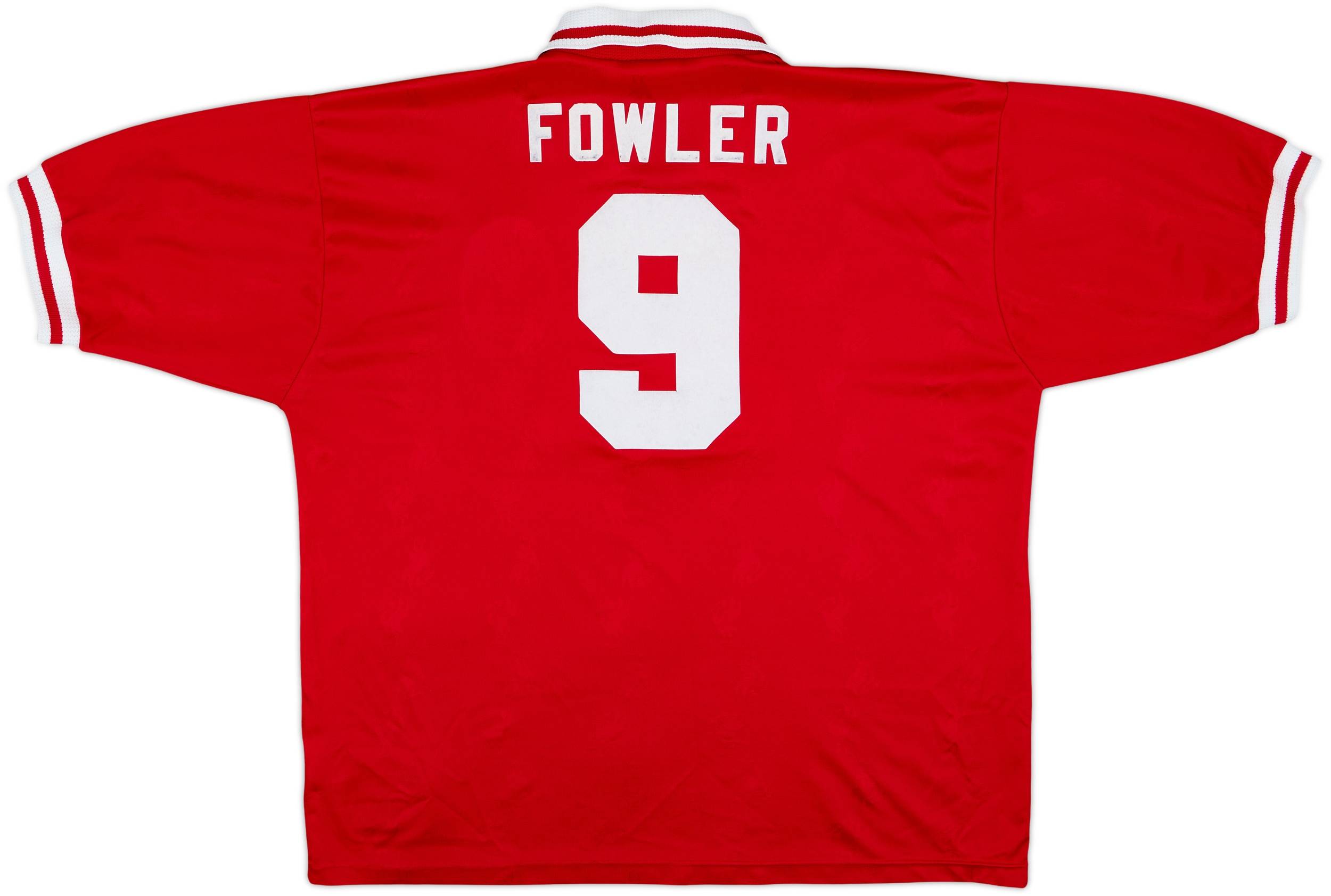 1996-98 Liverpool Home Shirt Fowler #9 - 6/10 - (XL)