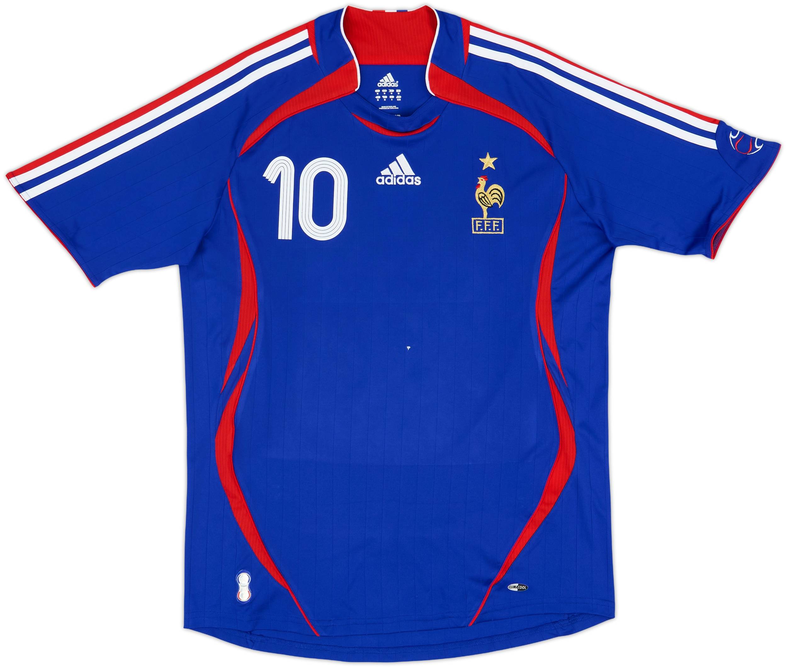 2006-07 France Home Shirt Zidane #10 - 6/10 - (M)