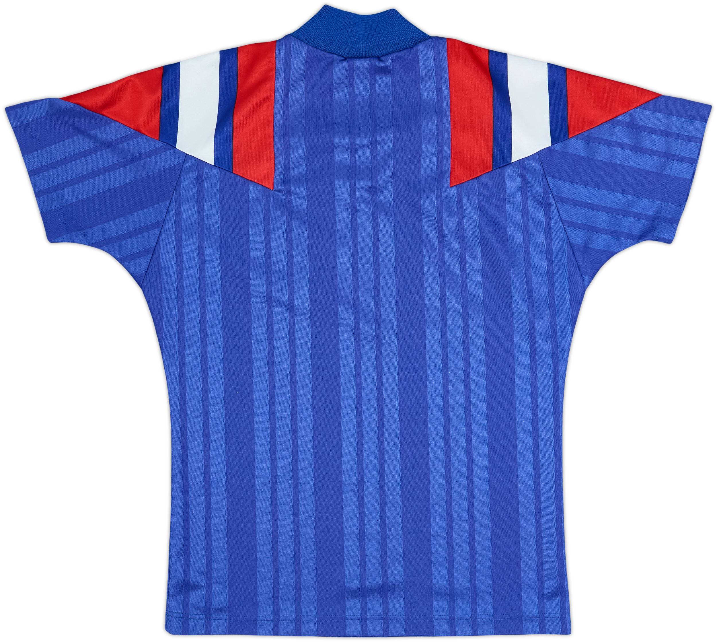  フランス代表 1992-94 ホームユニフォーム　FFF 1992-94 France Home Shirt - 5/10 - (XS)
