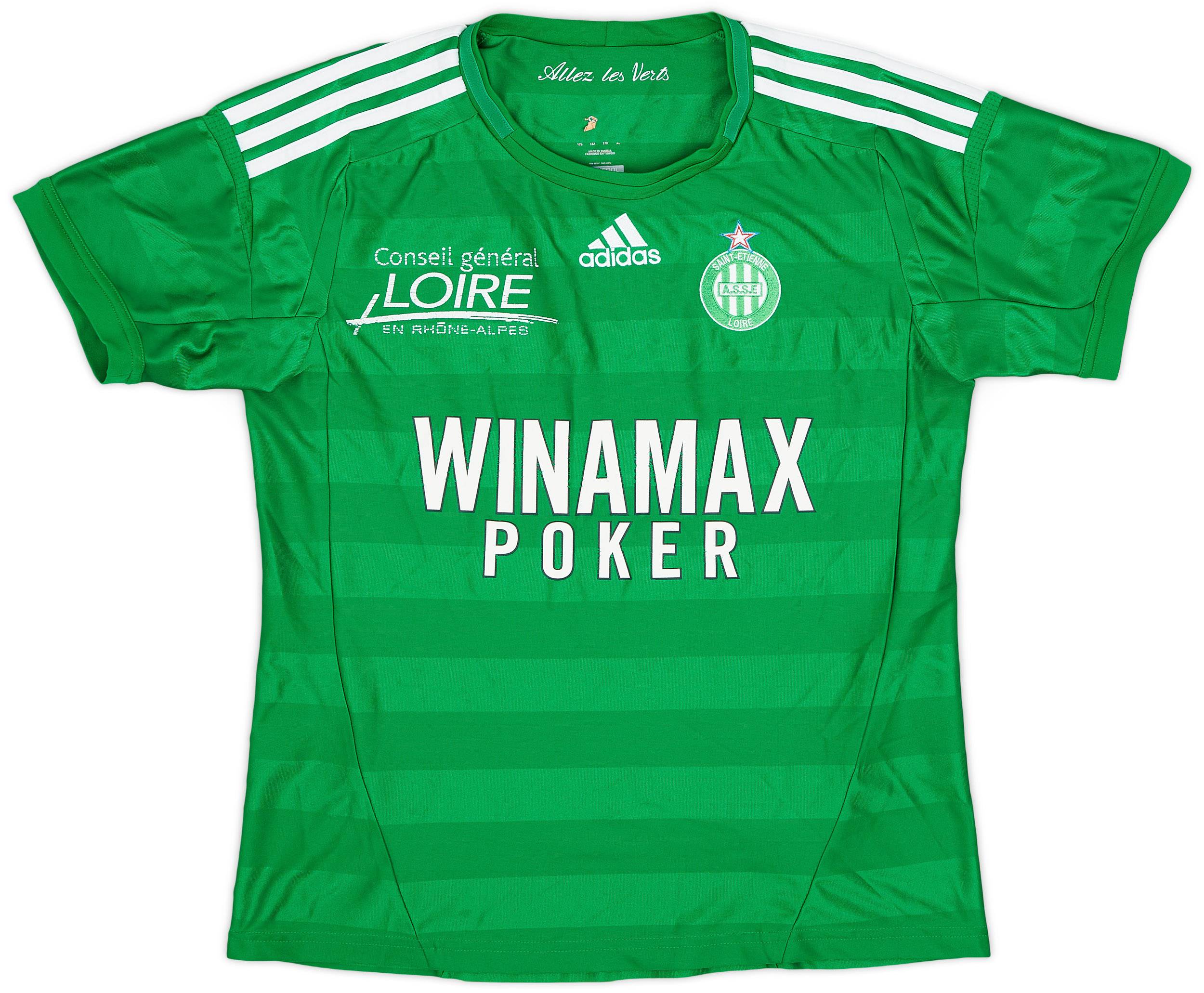 2012-13 Saint Etienne Home Shirt - 7/10 - (XL.Boys)