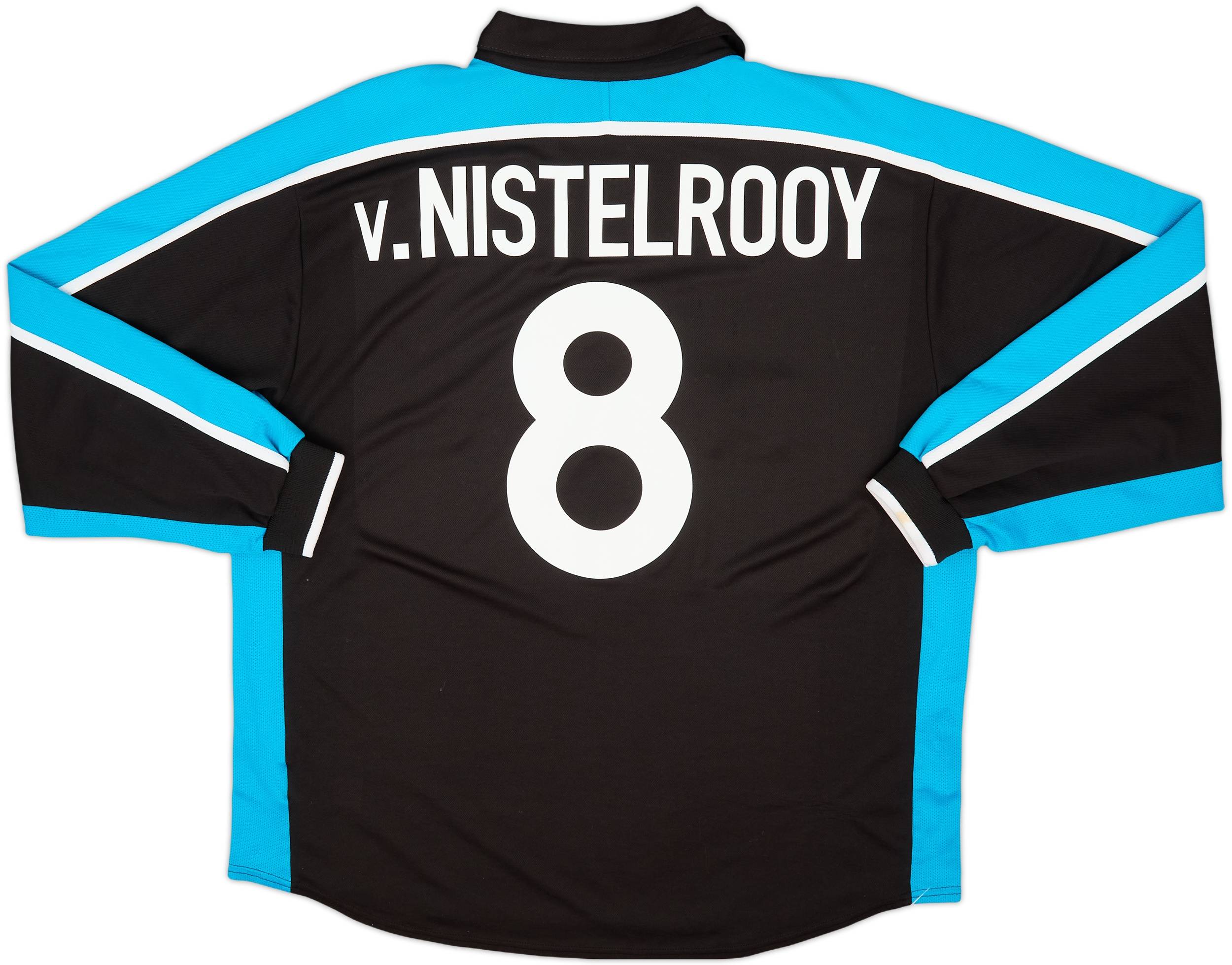 1999-01 PSV Player Issue Away L/S Shirt V.Nistelrooy #8 - 8/10 - (XL)