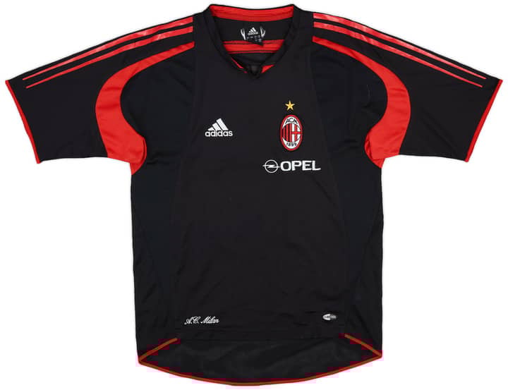 ADIDAS AC MILAN 2009 TRAINING TOP BLACK