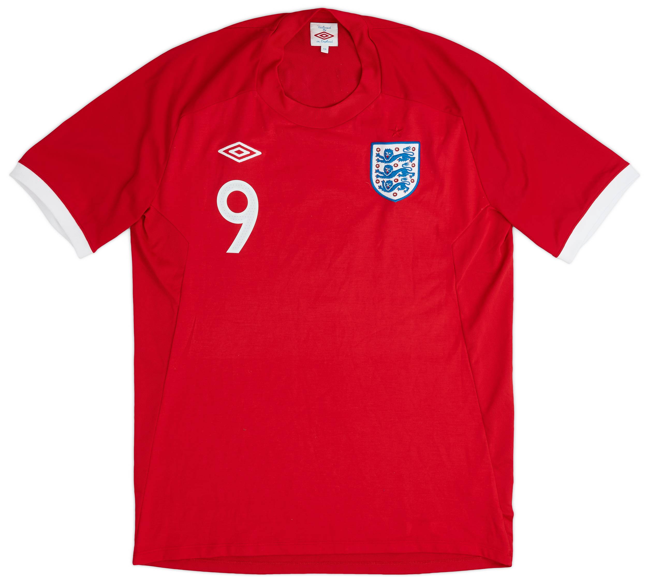 2010-11 England Away Shirt #9 - 5/10 - (L)