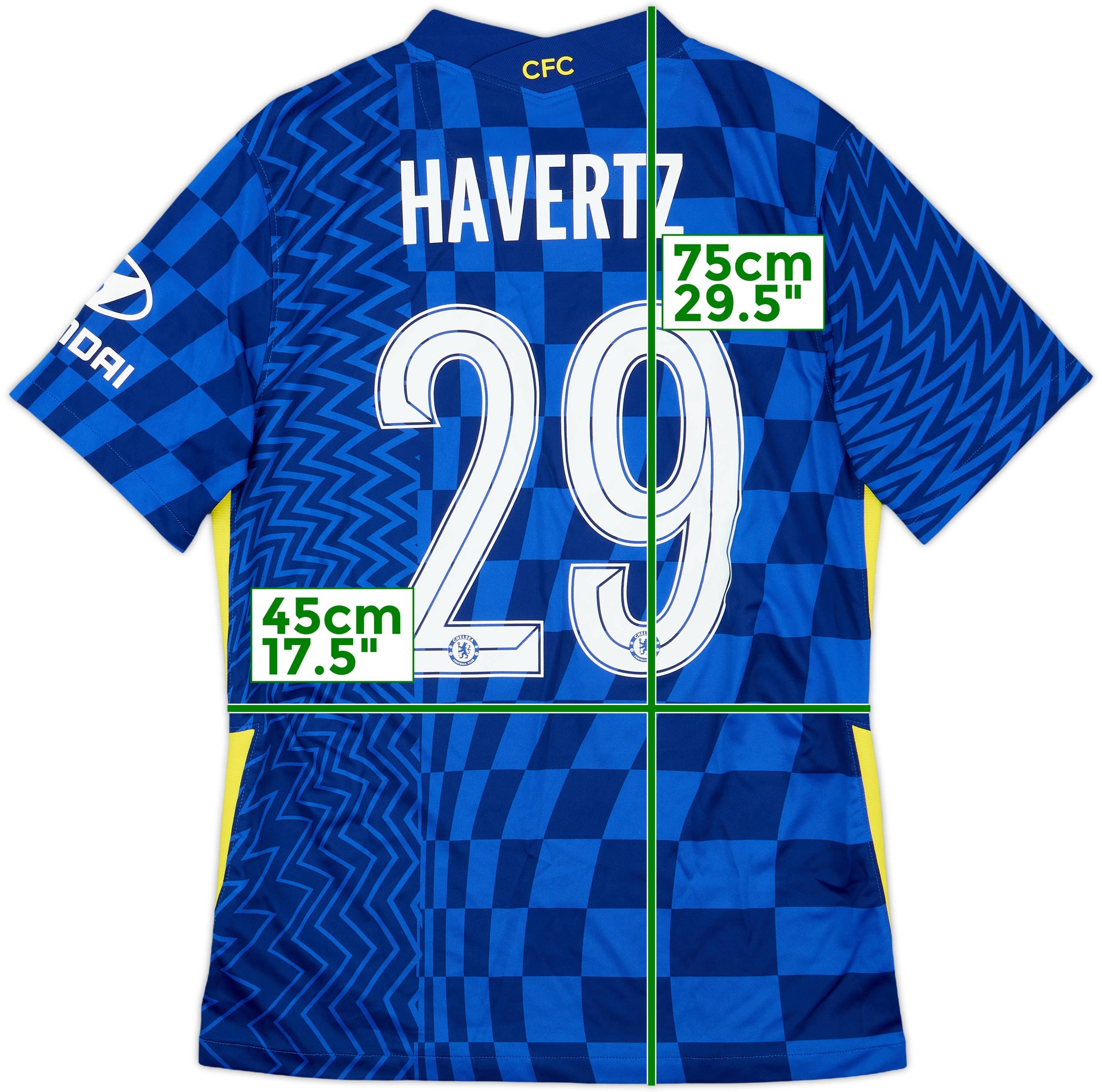 2021-22 Chelsea Home Shirt Havertz #29 - 9/10 - (M)