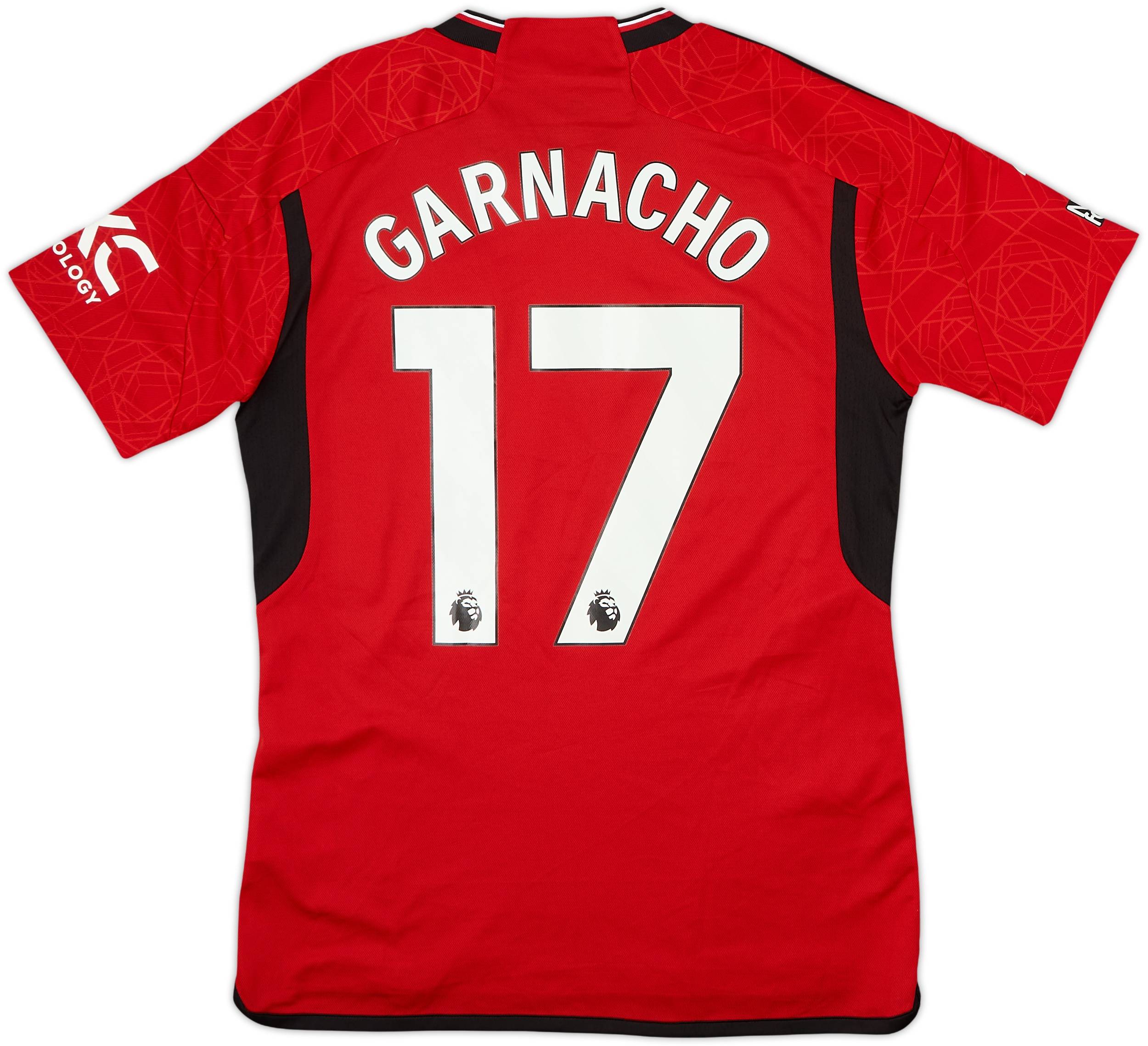 2023-24 Manchester United Home Shirt Garnacho #17 - 9/10 - (S)