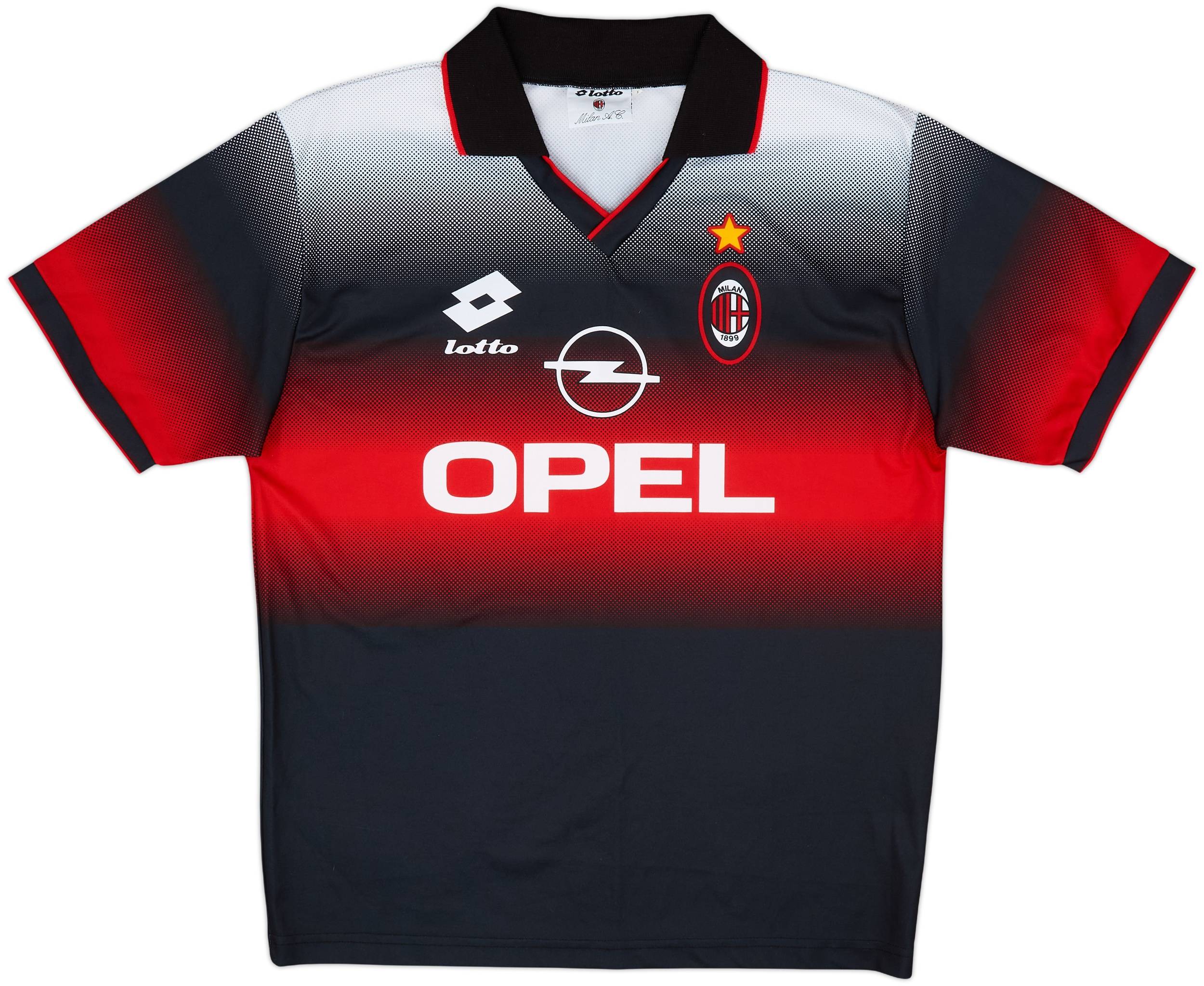 1996-97 AC Milan Lotto Training Shirt - 10/10 - (L)