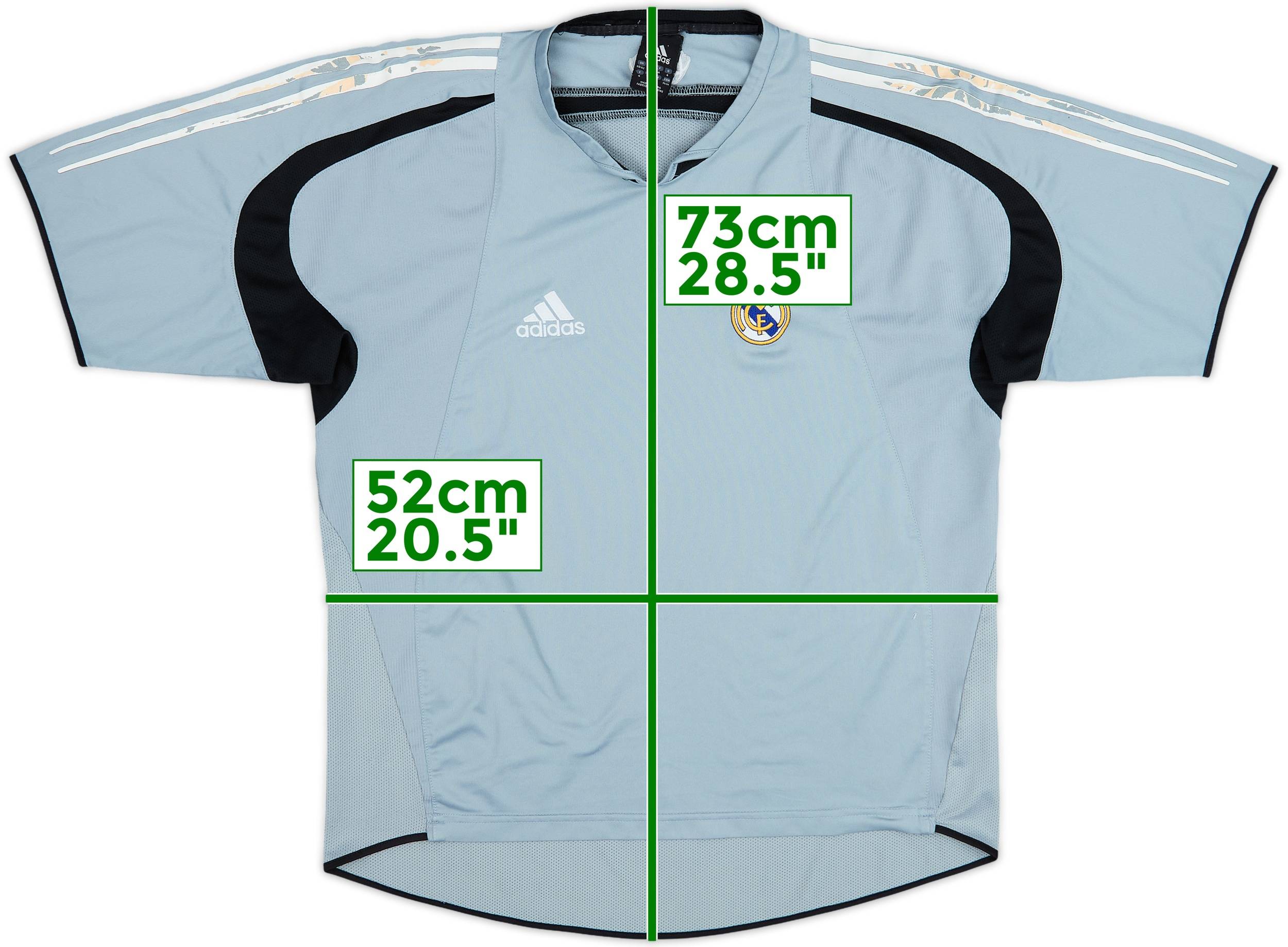 2004-05 Real Madrid adidas Training Shirt - 5/10 - (M/L)