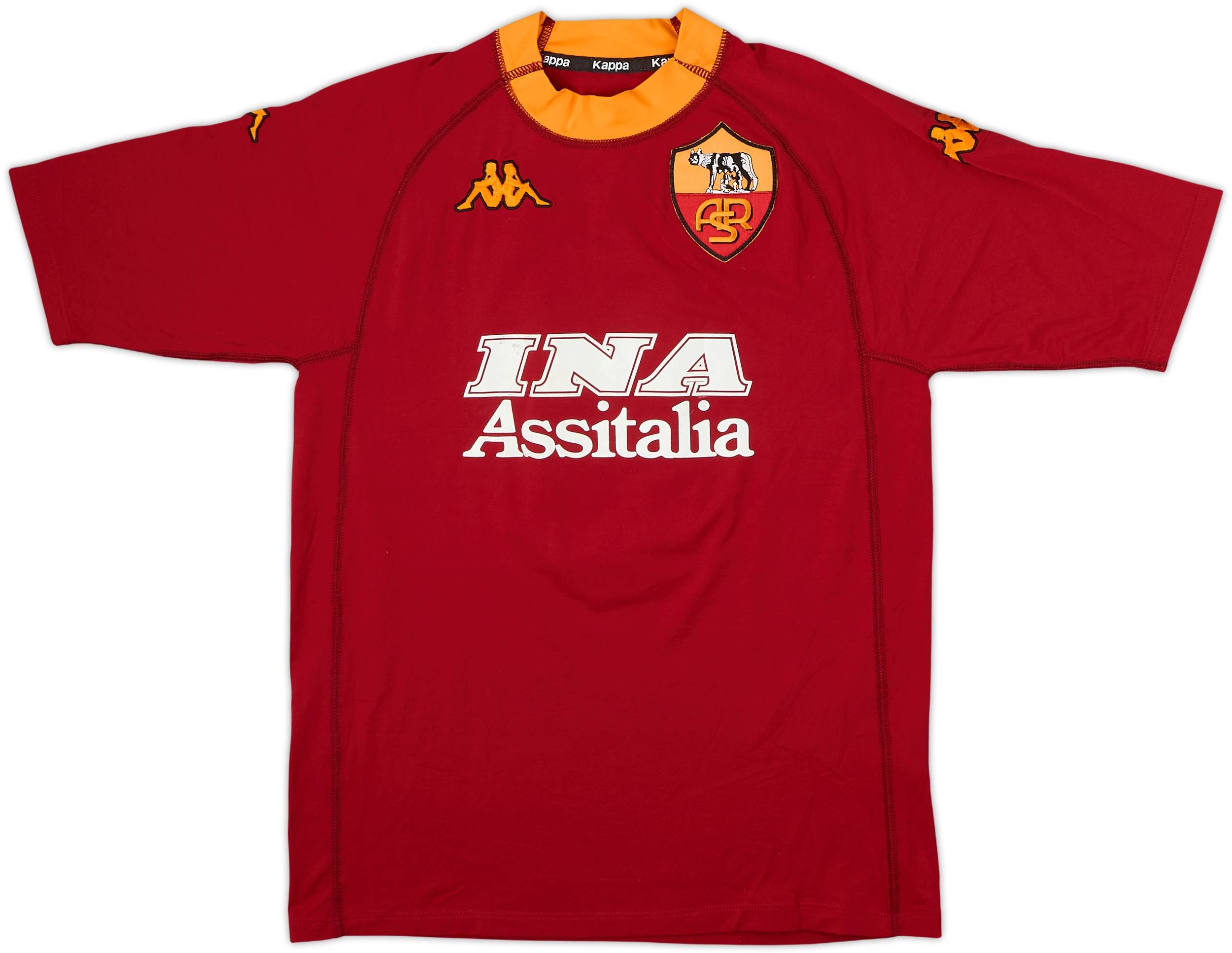 2000-01 Roma Home Shirt Nakata #8 - 6/10 - (M)