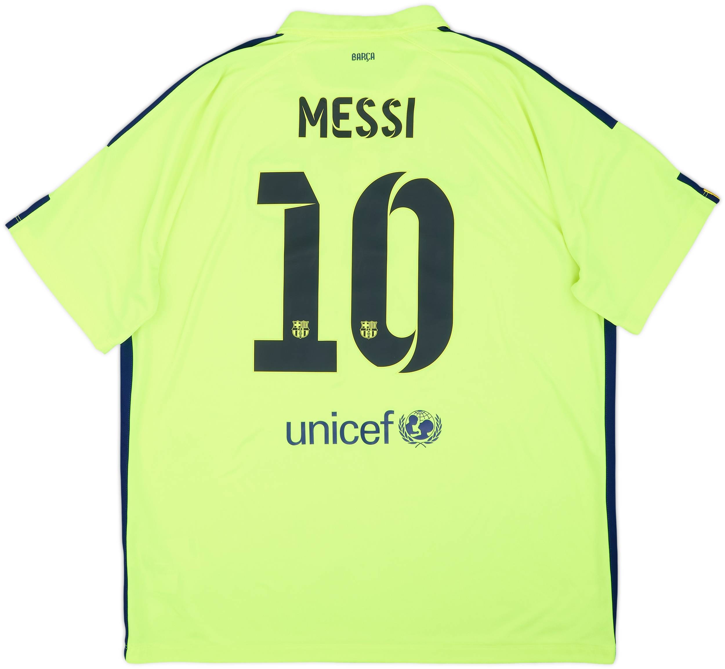 2014-15 Barcelona Third Shirt Messi #10 - 7/10 - (XXL)