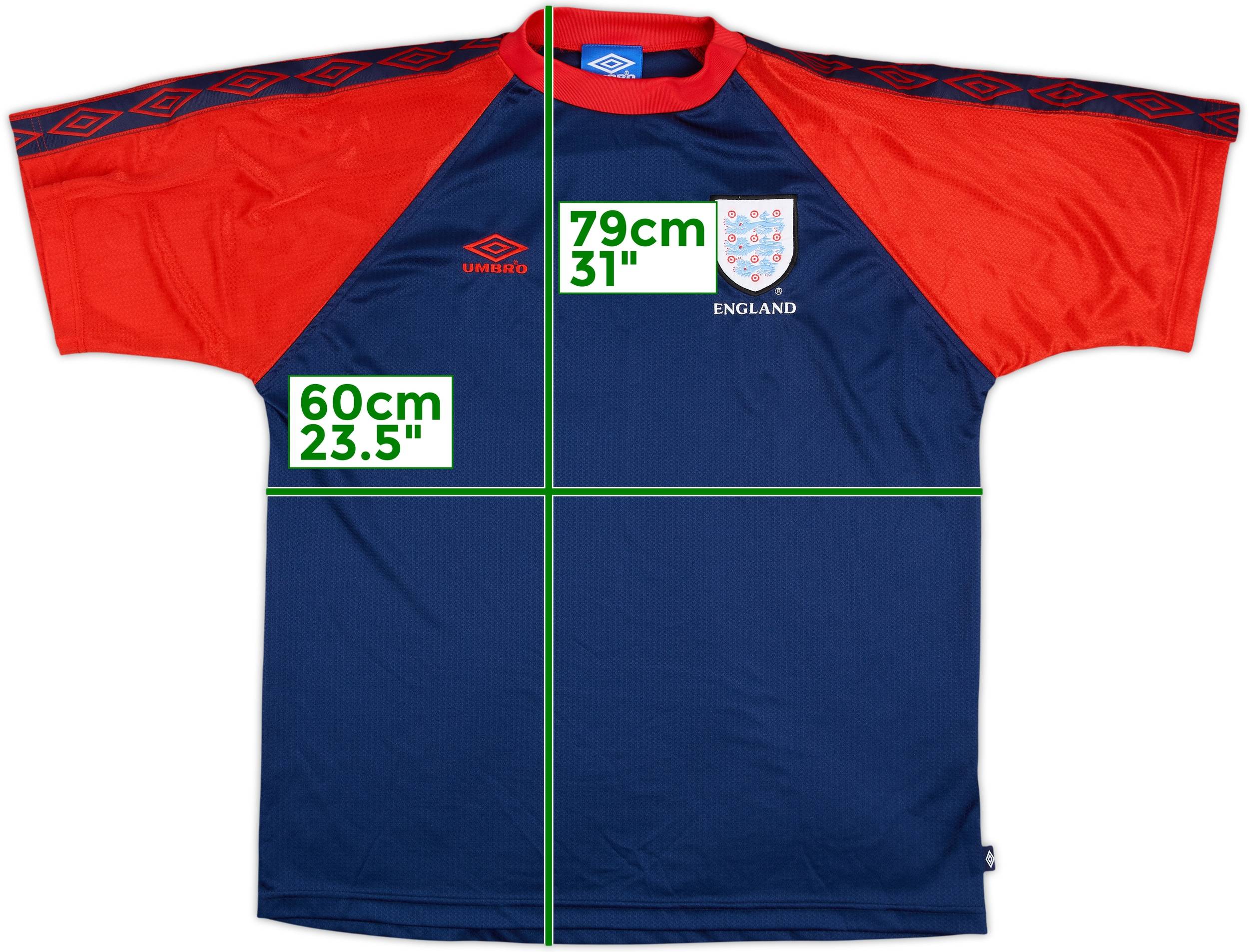 1998-00 England Umbro Training Shirt - 10/10 - (XL)