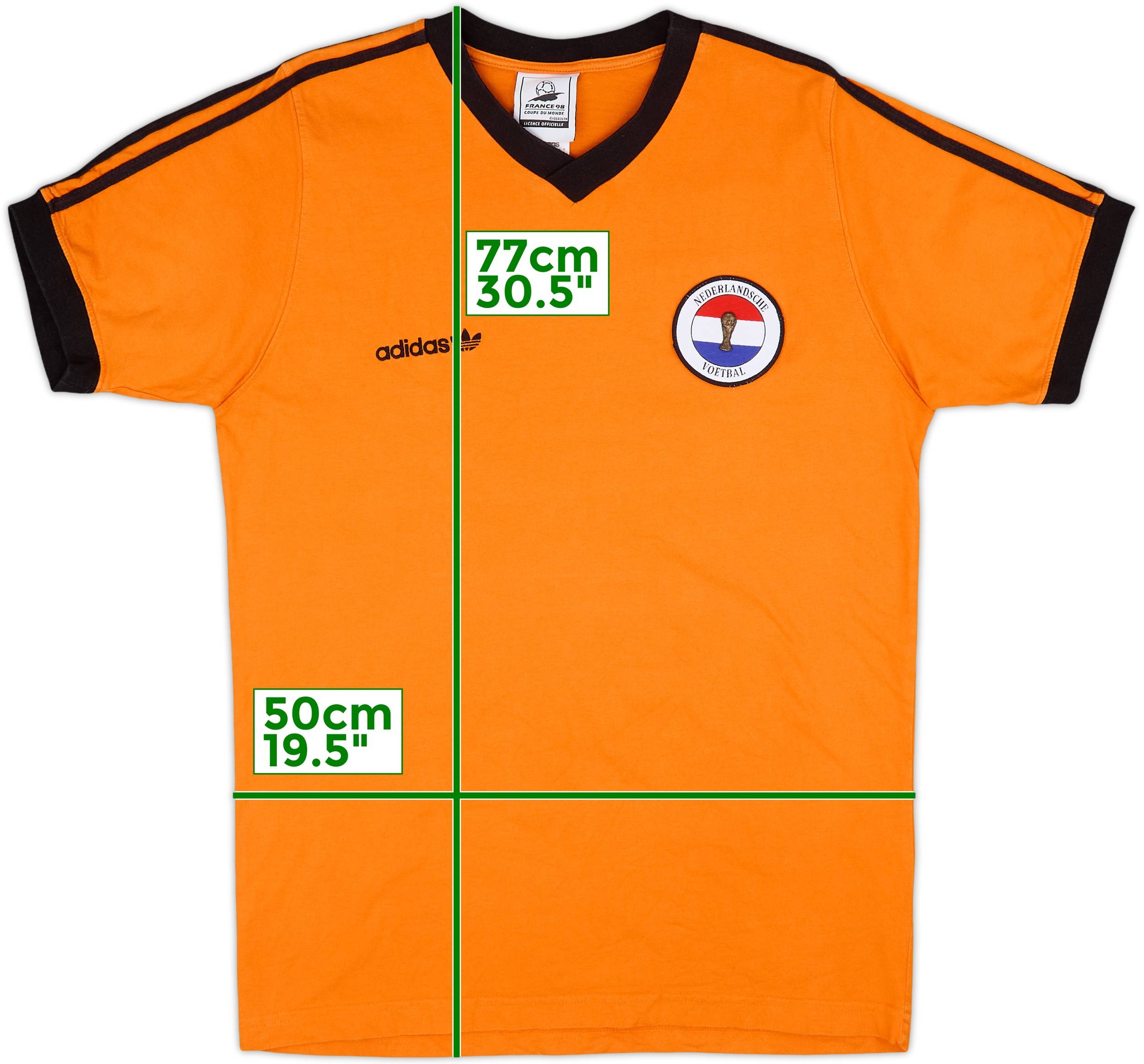 1998 Netherlands adidas World Cup Tee - 10/10 - (L)