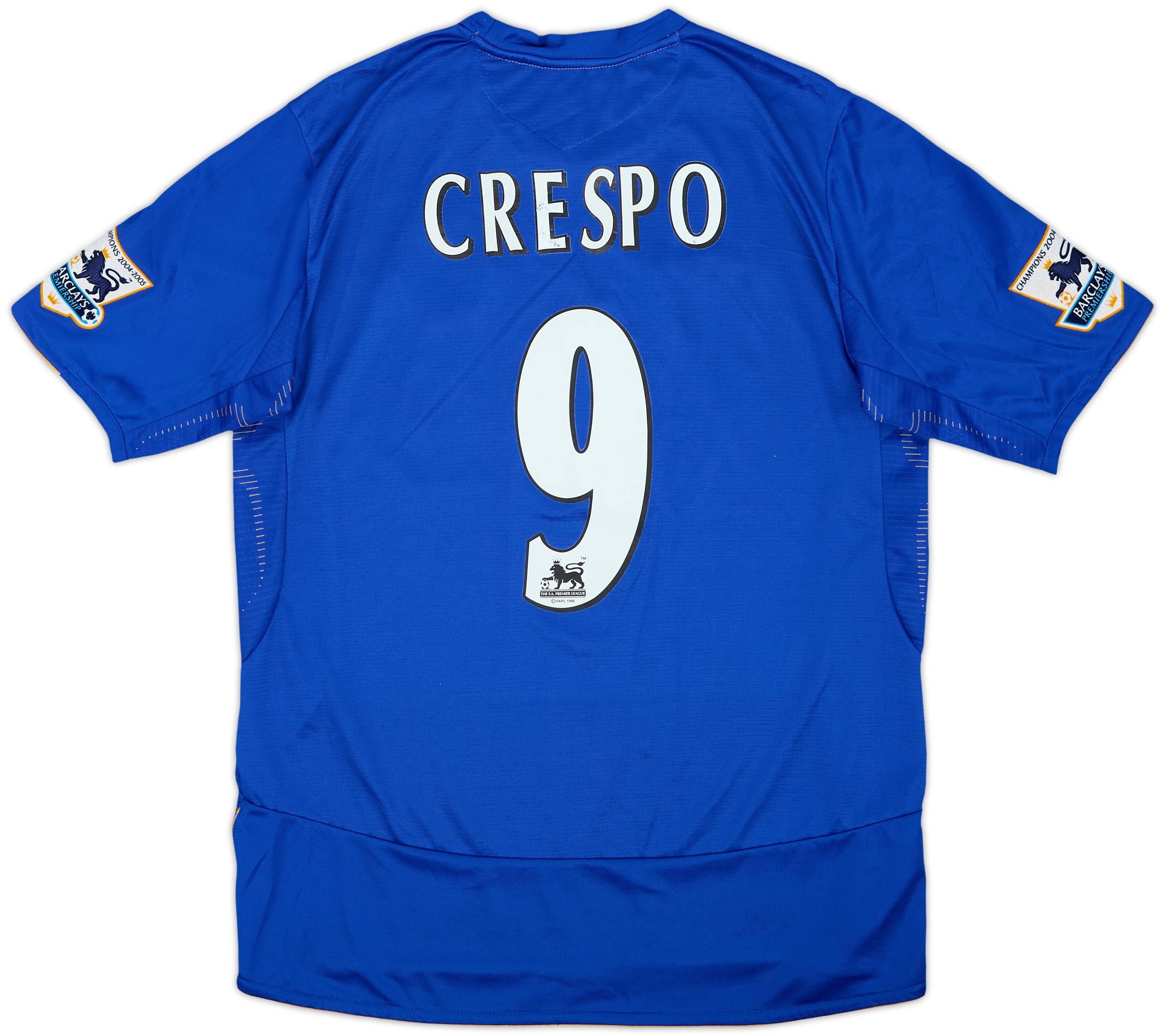 2005-06 Chelsea Centenary Home Shirt Crespo #9 - 7/10 - (M)