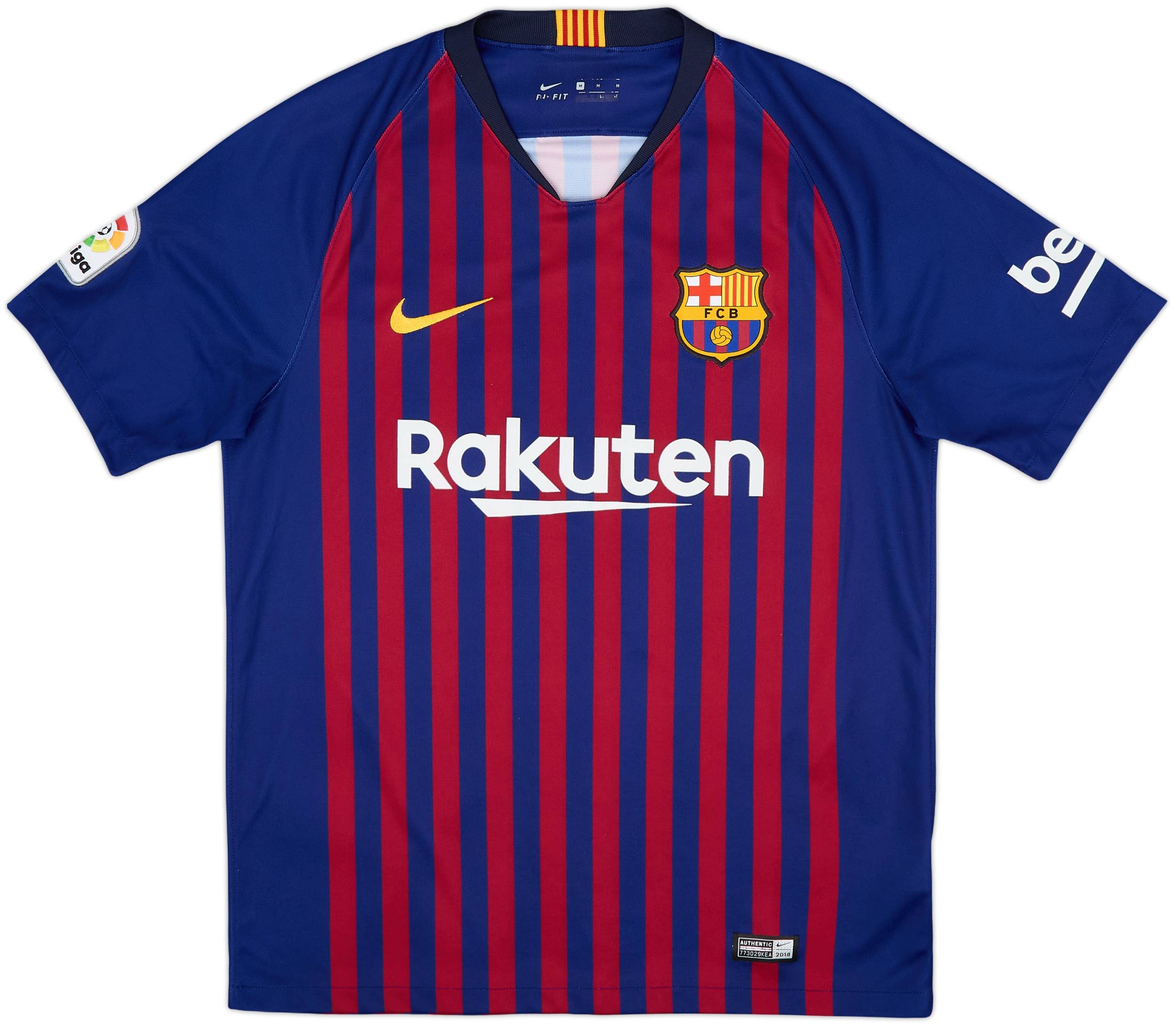 2018-19 Barcelona Home Shirt Messi #10 - 8/10 - (M)