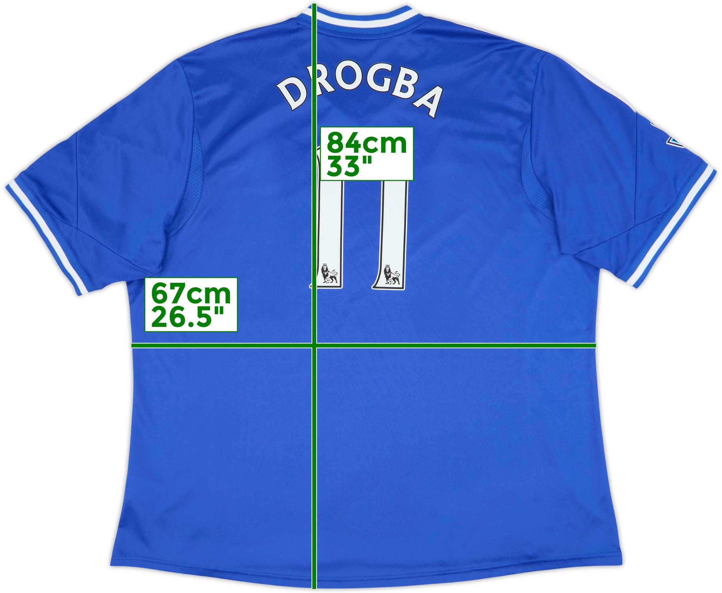 2013-14 Chelsea Home Shirt Drogba #11 - 9/10 - (3XL)