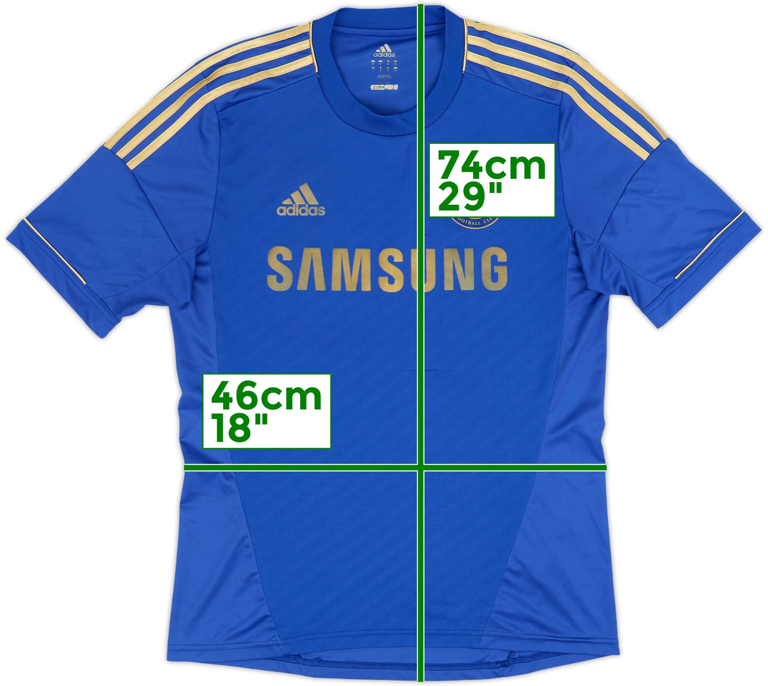 2012-13 Chelsea Home Shirt Champions of Europe #12 - 5/10 - (M)