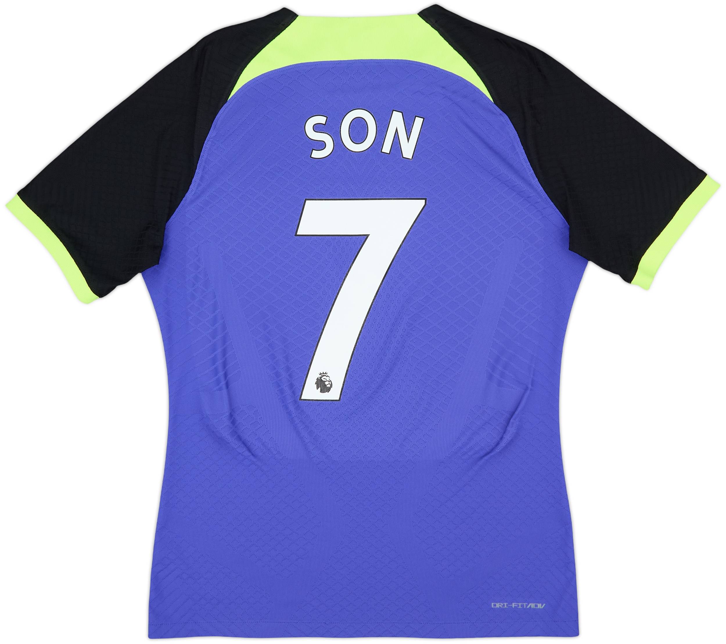 2022-23 Tottenham Authentic Away Shirt Son #7 - 8/10 - (M)