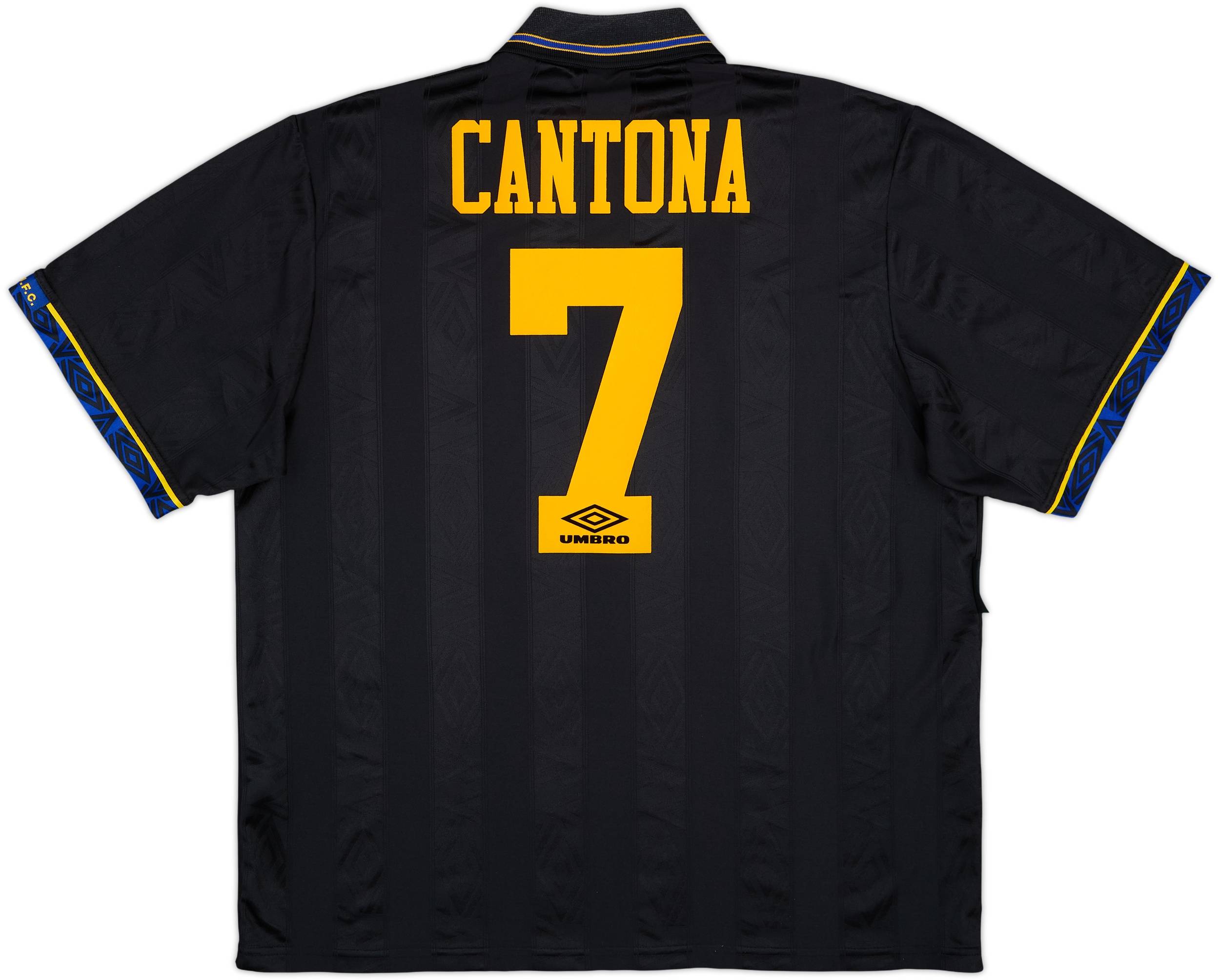 1993-95 Manchester United Away Shirt Cantona #7 - 8/10 - (XXL)