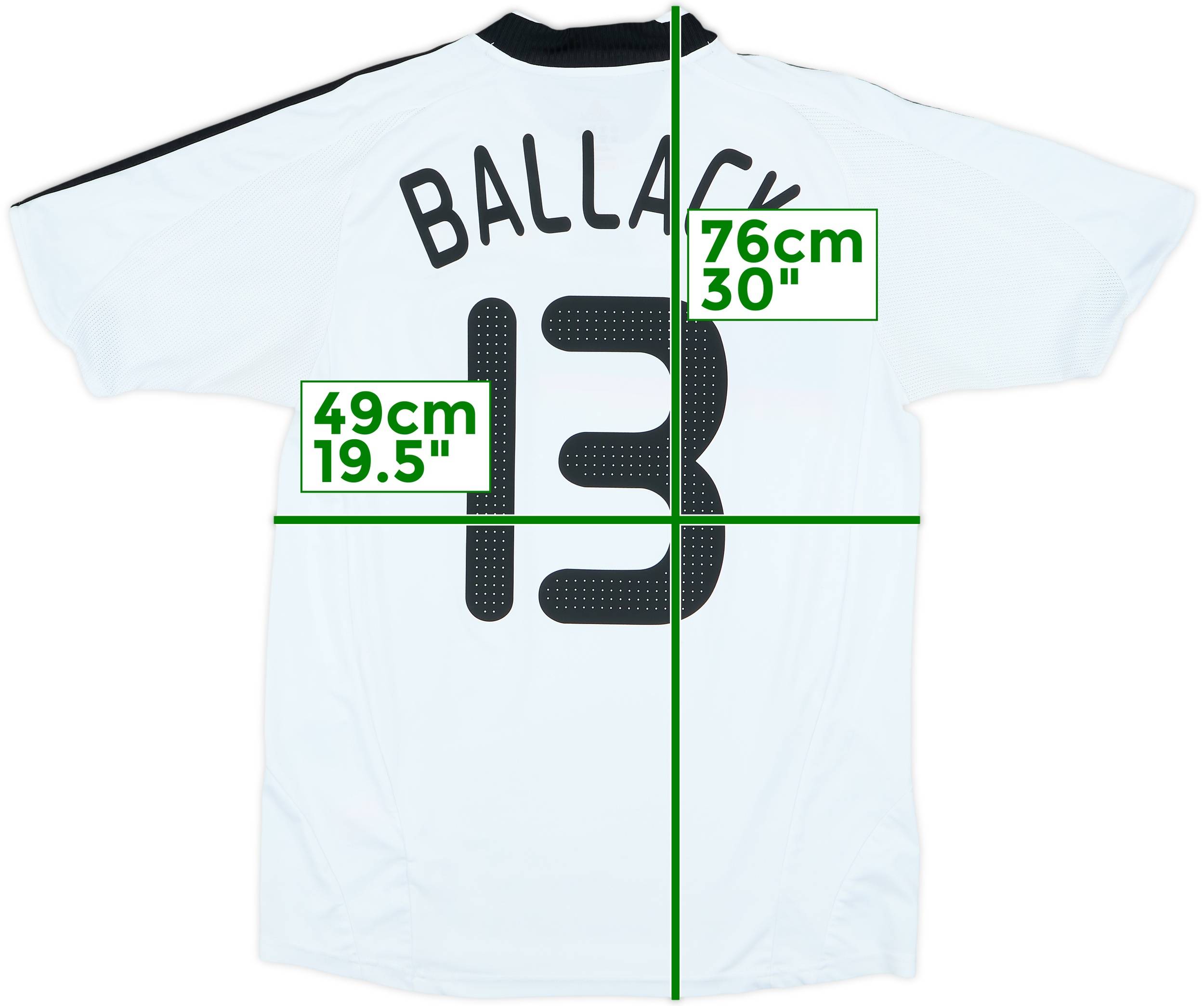 2008-09 Germany Home Shirt Ballack #13 - 7/10 - (XL.Boys)
