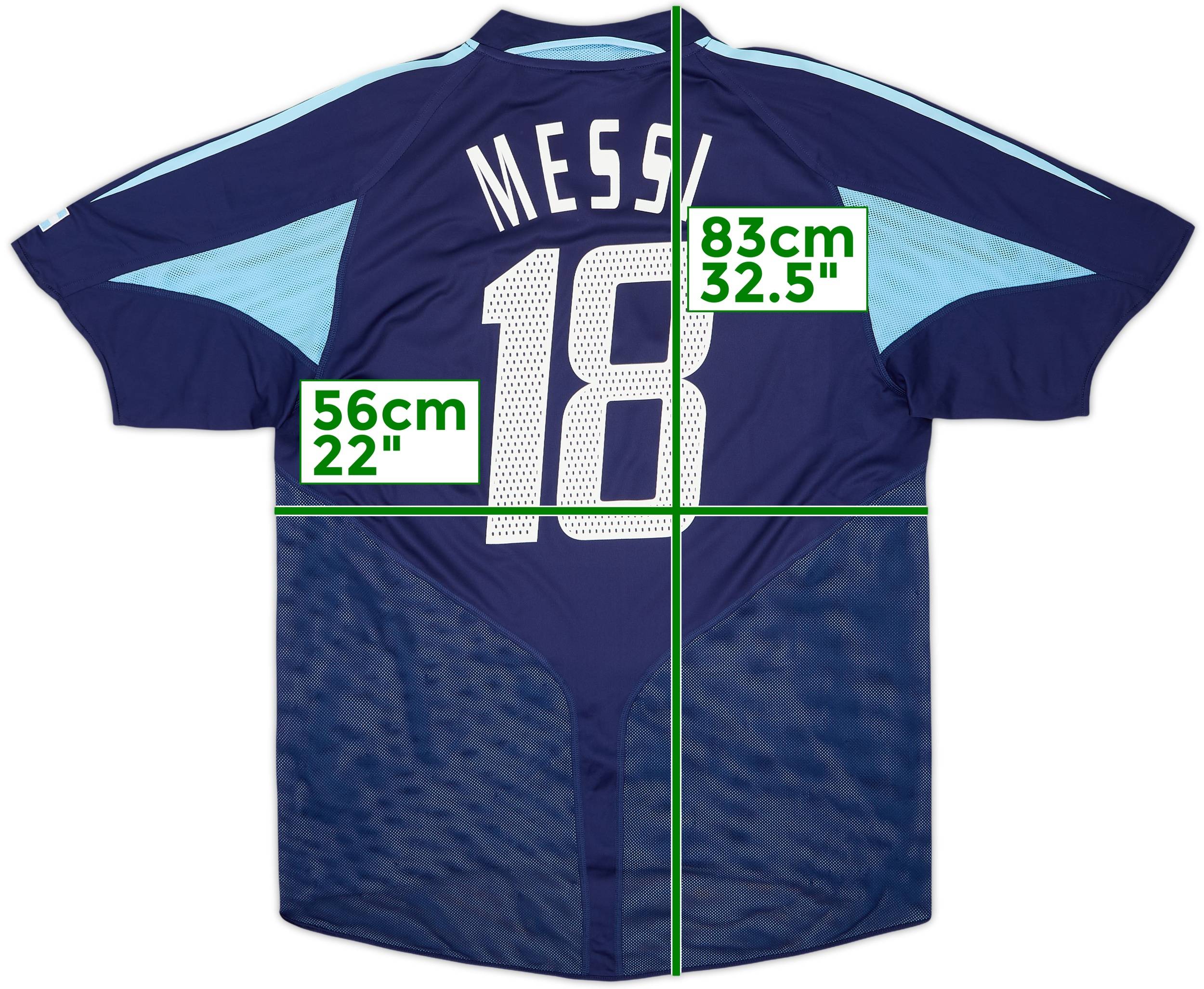 2004-05 Argentina Away Shirt Messi #18 - 9/10 - (L)