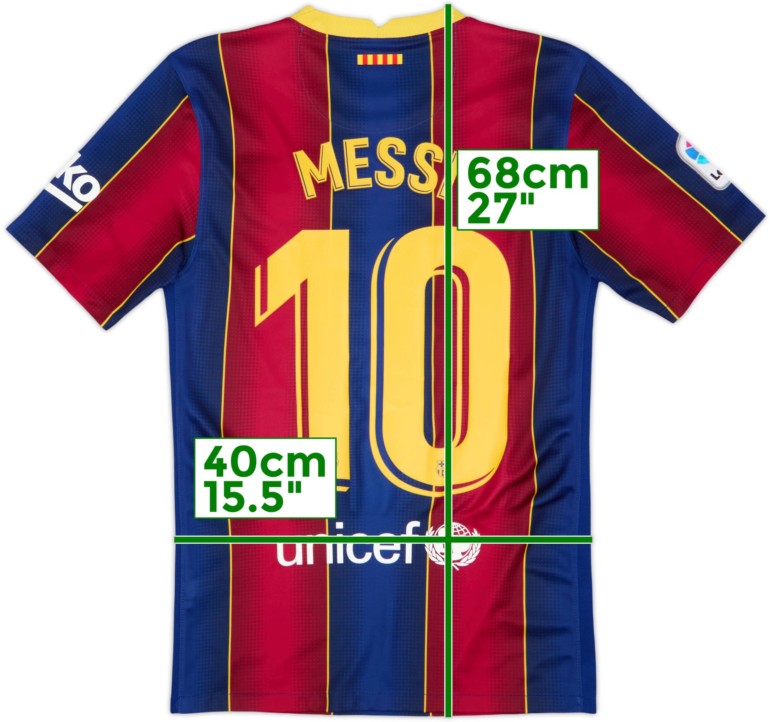 2020-21 Barcelona Home Shirt Messi #10 - 8/10 - (XS)