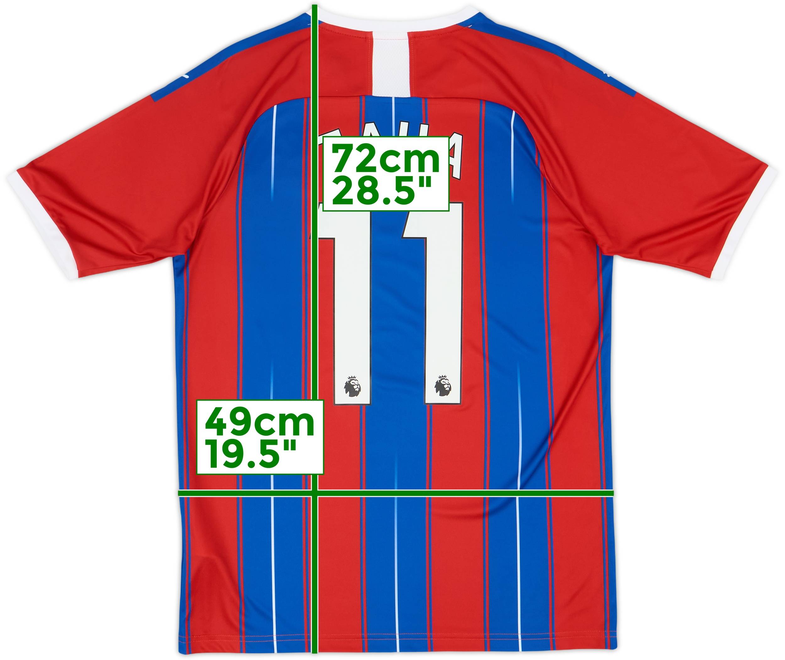 2019-20 Crystal Palace Home Shirt Zaha #11 - 10/10 - (M)