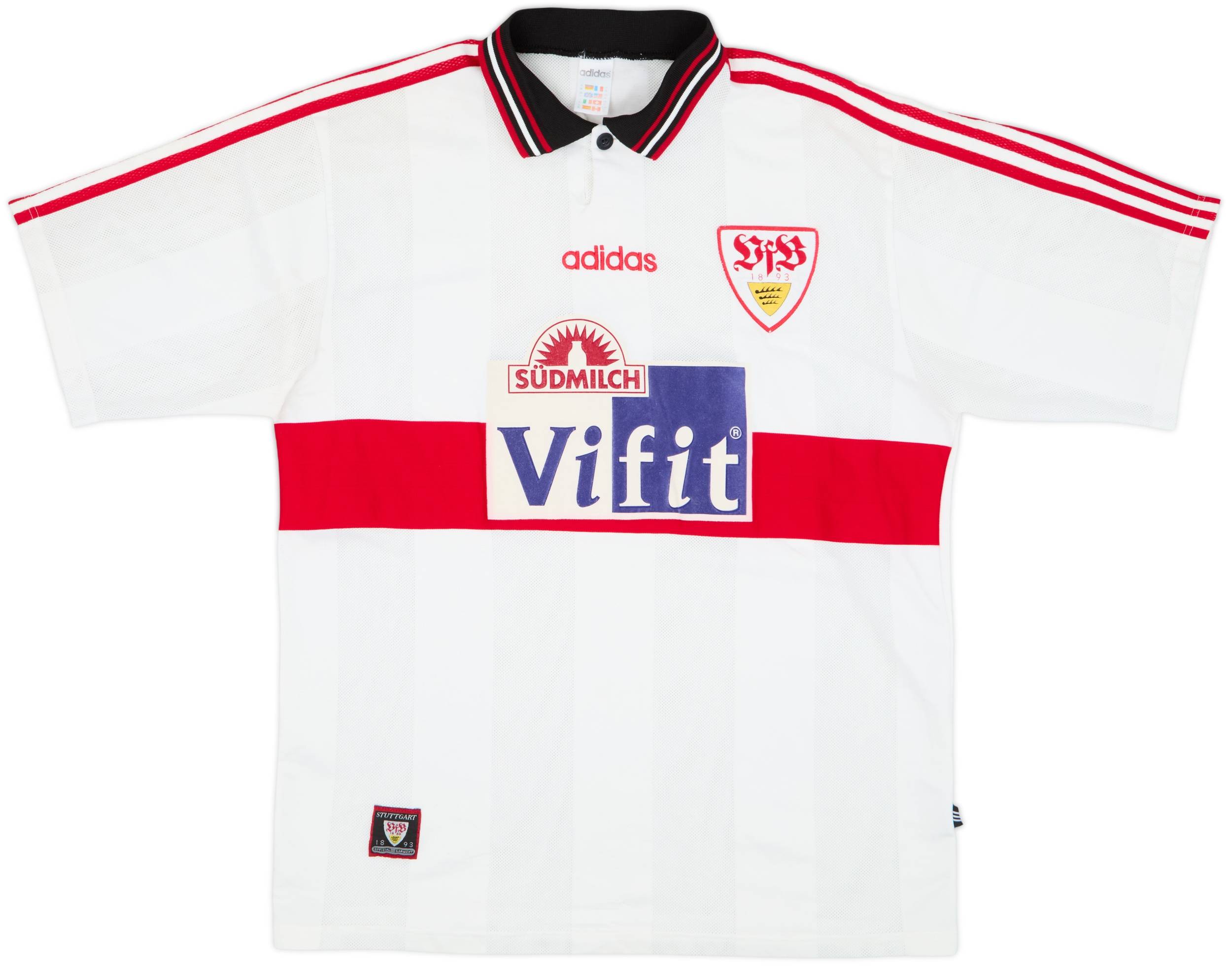 1996-97 Stuttgart Home Shirt - 8/10 - (XL)