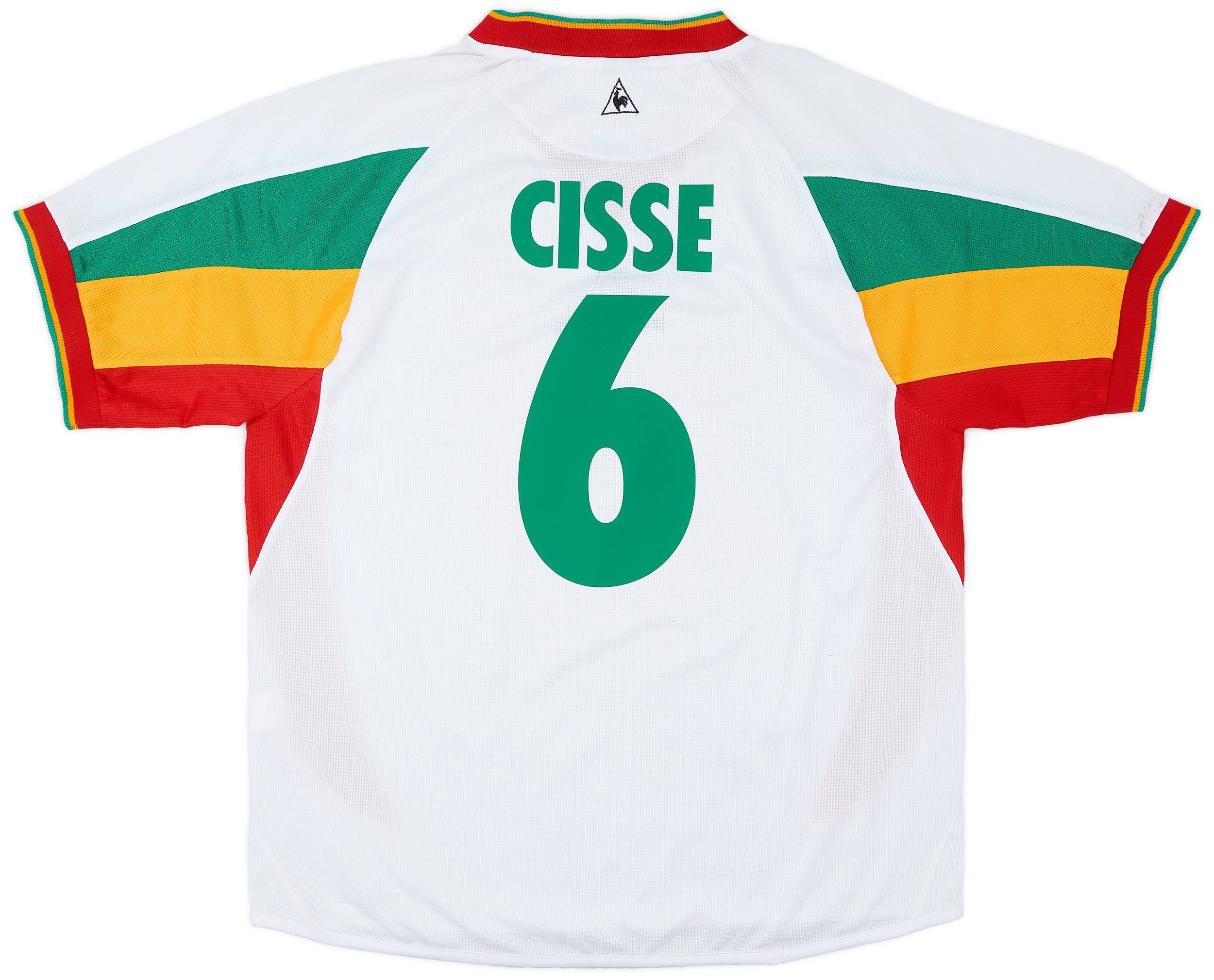 2002-04 Senegal Home Shirt Cisse #6 - 6/10 - (L)