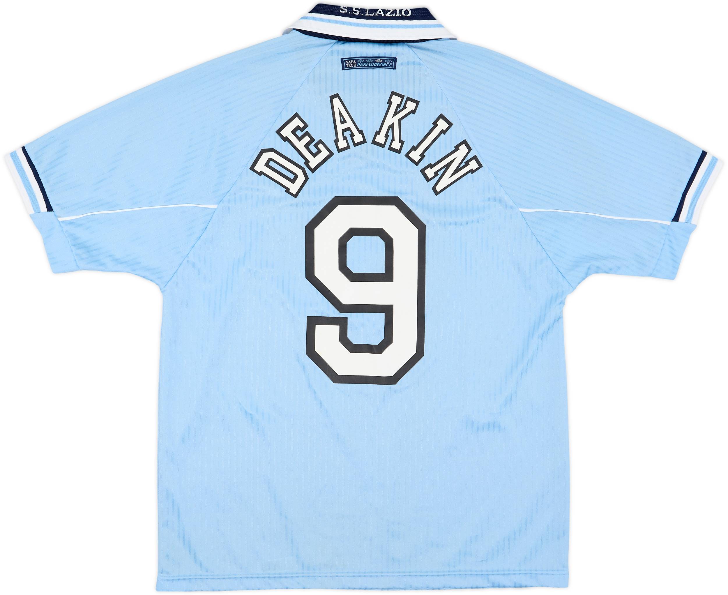 1997-98 Lazio Home Shirt Deakin #9 - 7/10 - (L)