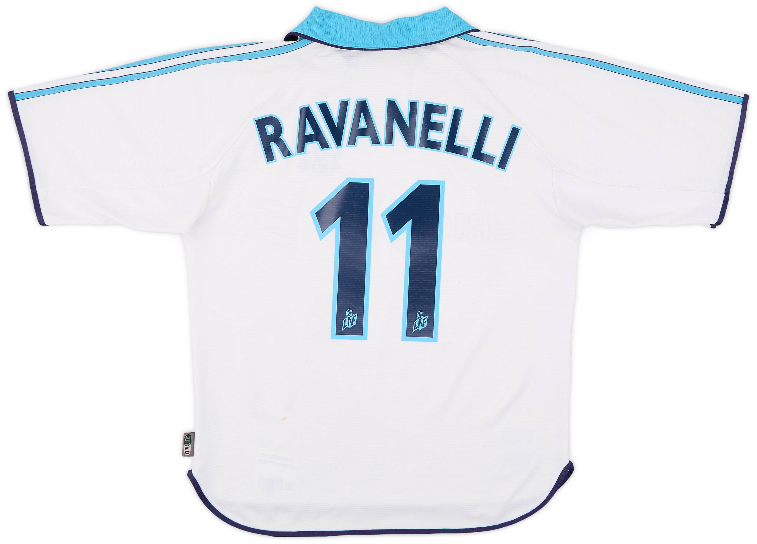 1999-00 Olympique Marseille Home Shirt Ravanelli #11 6/10 (S)